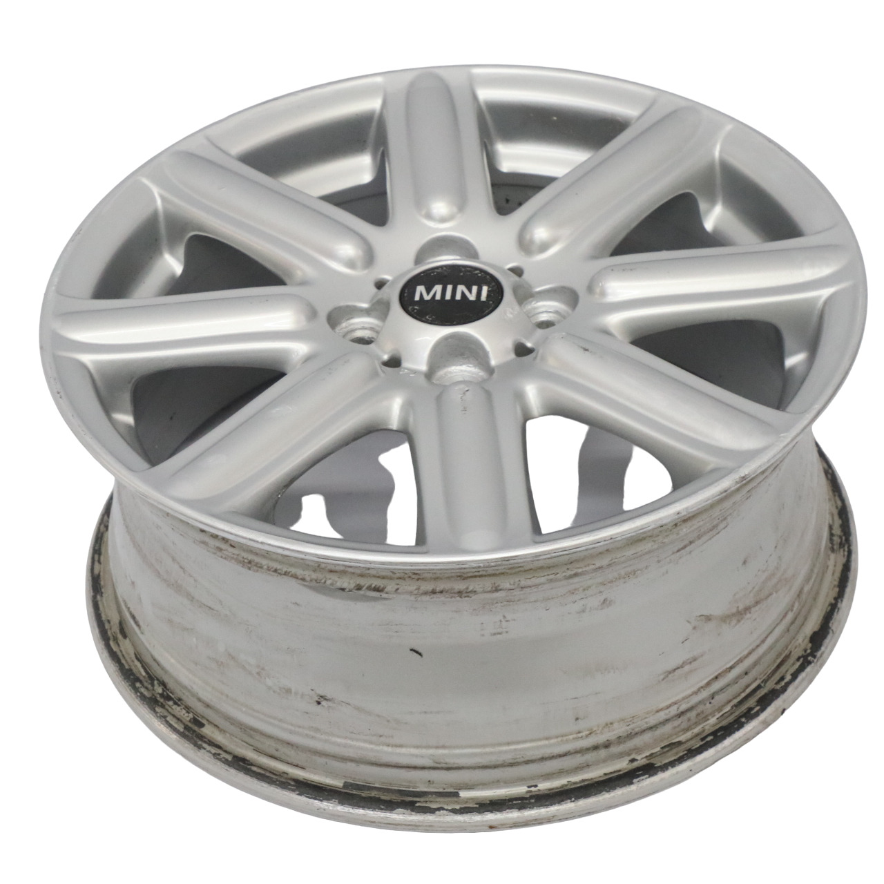 Mini Cooper R55 R56 Silver Wheel Alloy Rim 16" 6,5J ET:48 Rib Spoke 115 6791941