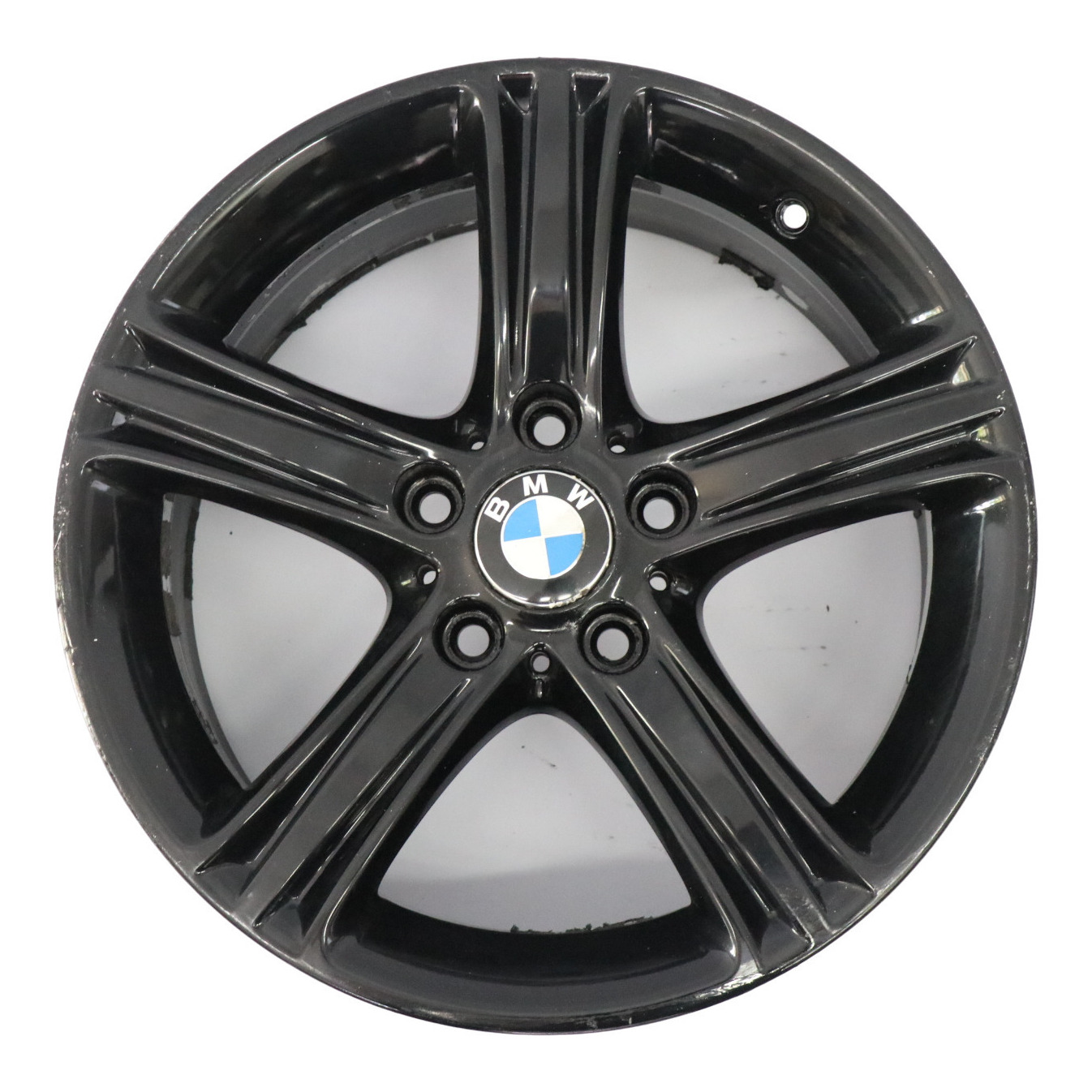 BMW F30 F31 F32 F36 Black Alloy Wheel Rim 17" Star Spoke 393 7,5J ET:37 6796242