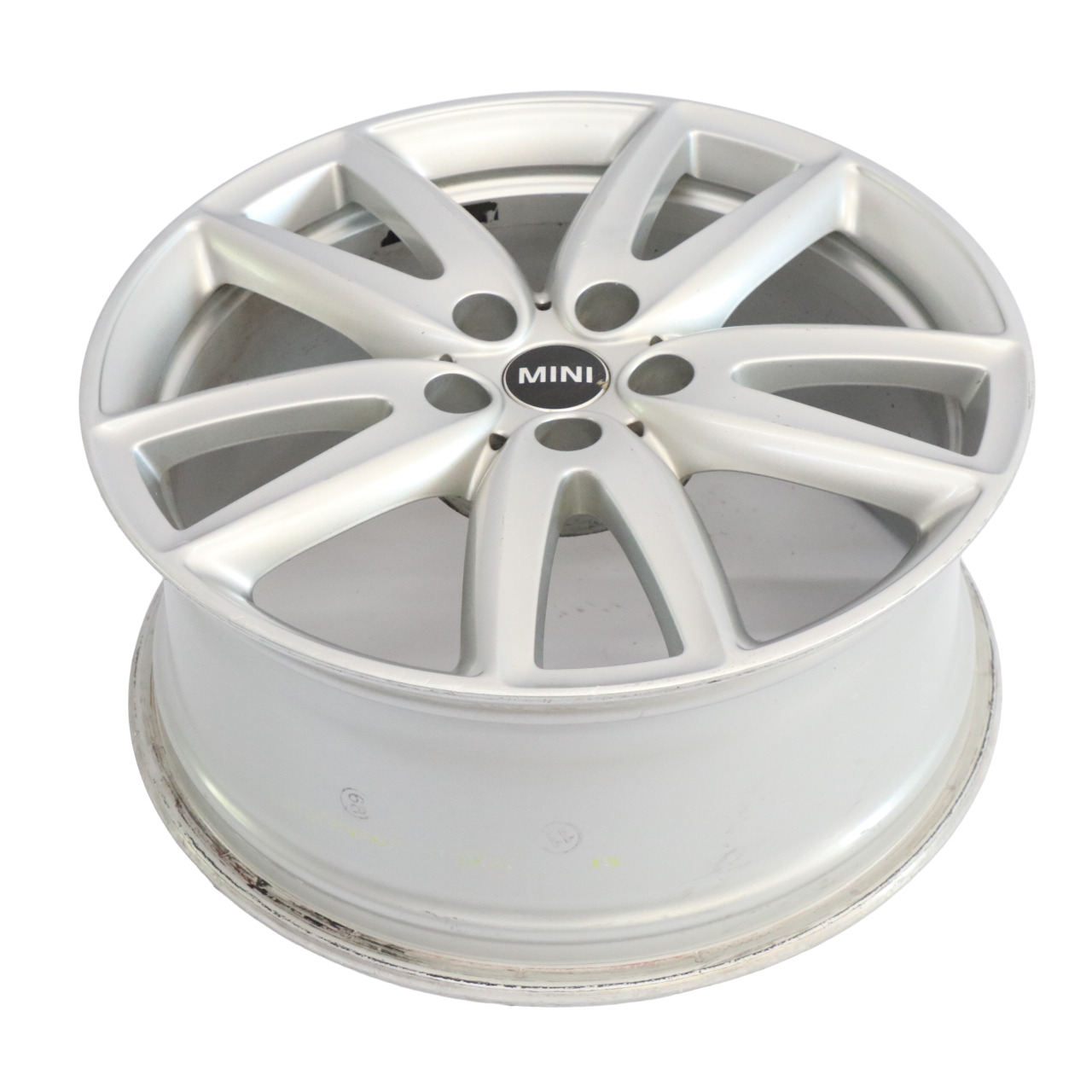 Mini F54 Silber Felge 18" 8J ET:57 JCW Grip Speiche 6856049