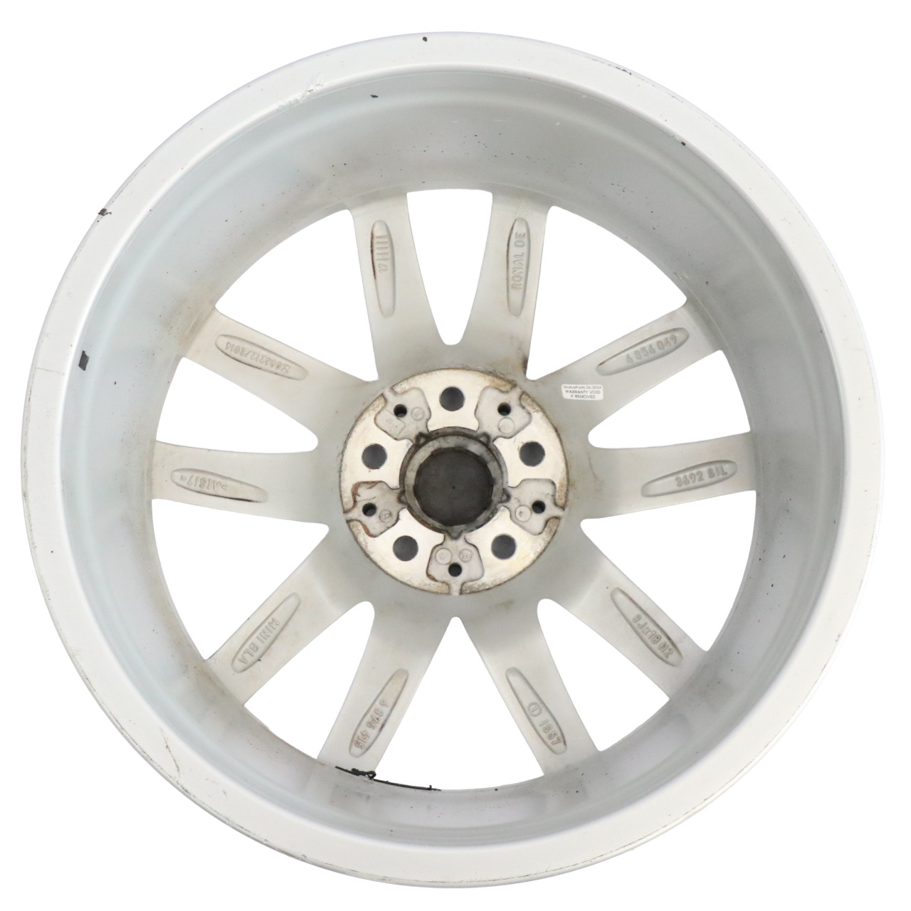 Mini F54 Silber Felge 18" 8J ET:57 JCW Grip Speiche 6856049