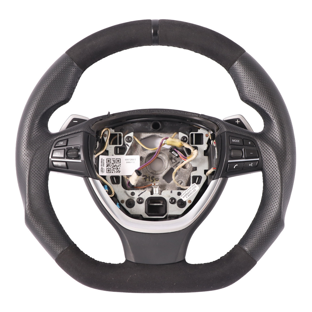 Sport Steering Wheel BMW F10 F11 F12 NEW Black Leather Alcantara Paddle Shift