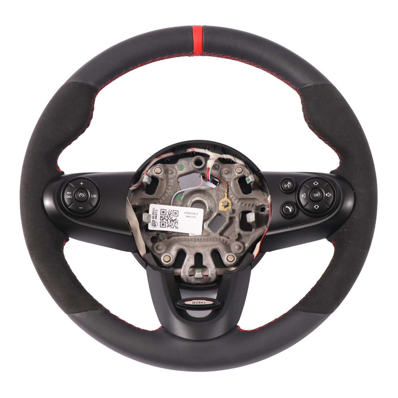 Mini Cooper S JCW F55 F56 F60 NEW Black Leather Alcantara Sport Steering Wheel