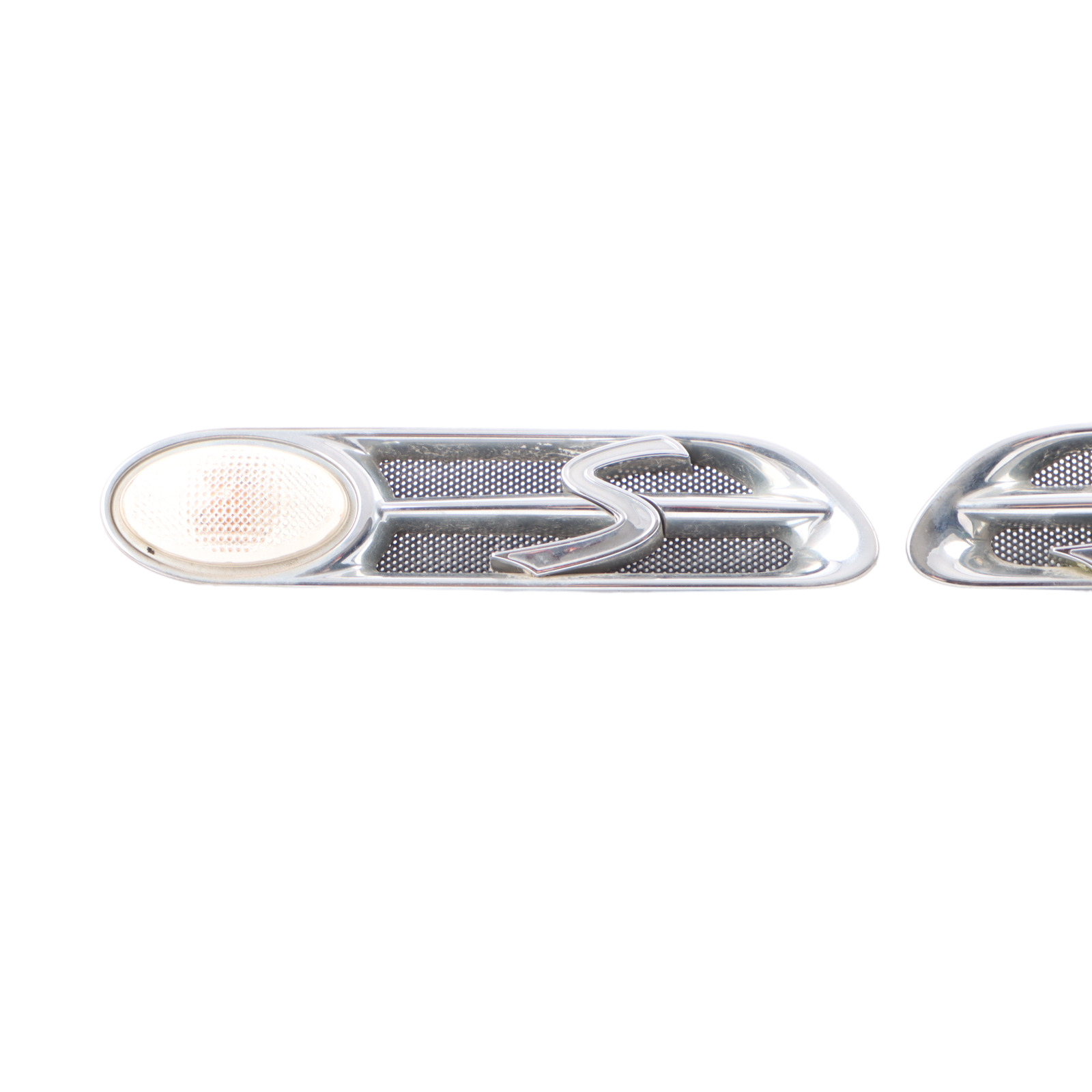 Mini S R52 R53 1 Finisher Indicator Panel Trim Front Left Right Chrome Set