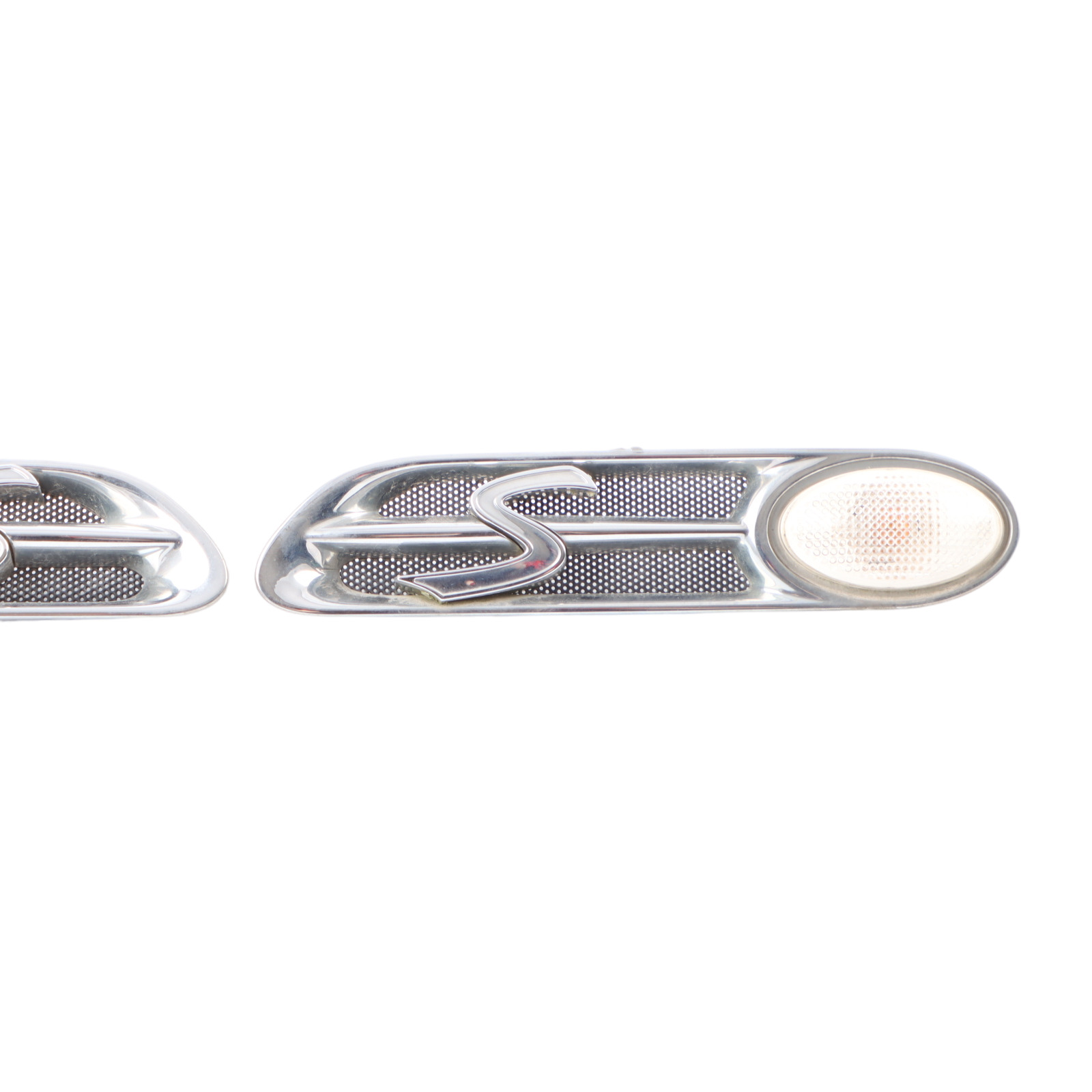 Mini S R52 R53 1 Finisher Indicator Panel Trim Front Left Right Chrome Set