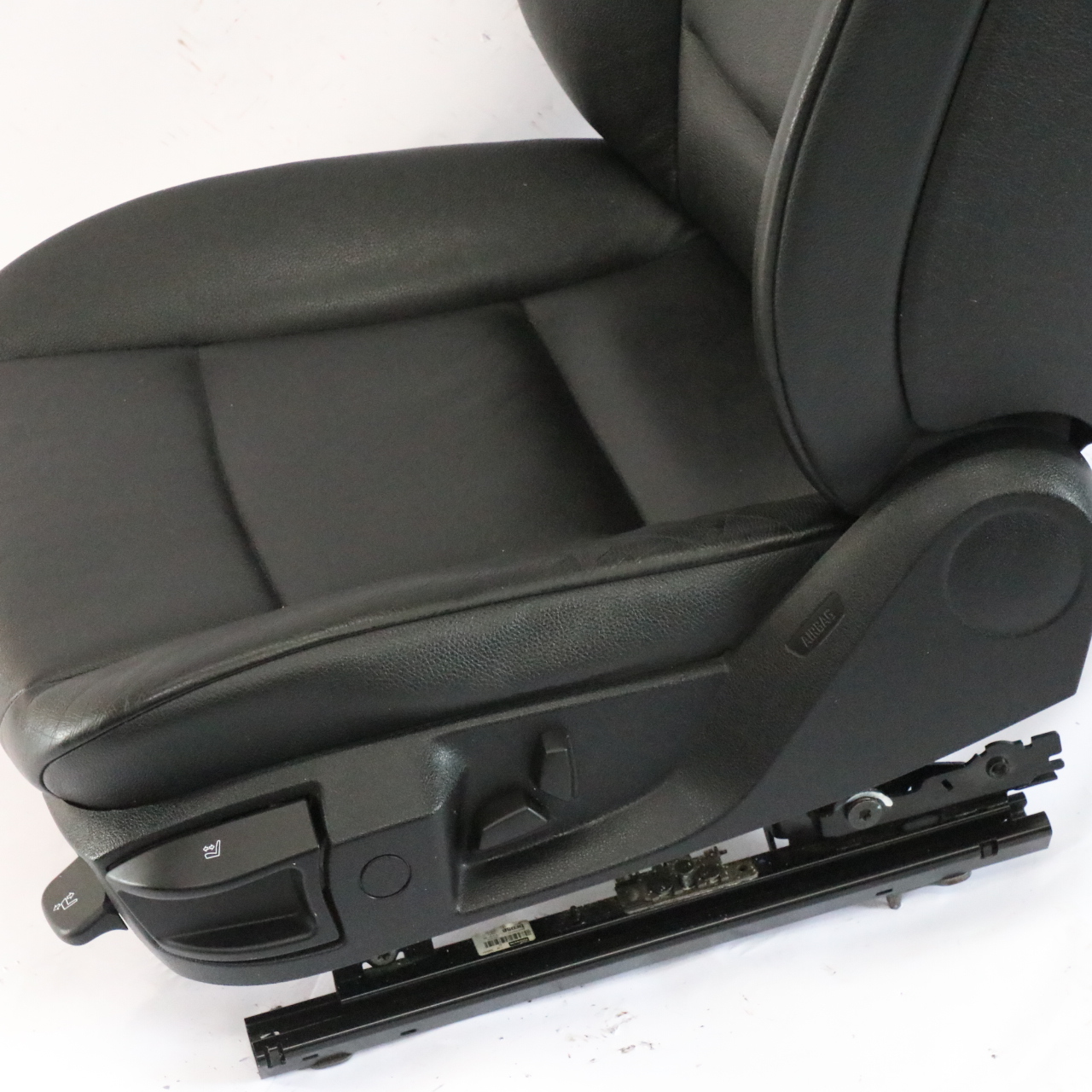 BMW F10 F11 LCI Beheizter Sitz Vorne Links Leder Dakota Schwarz Interieur