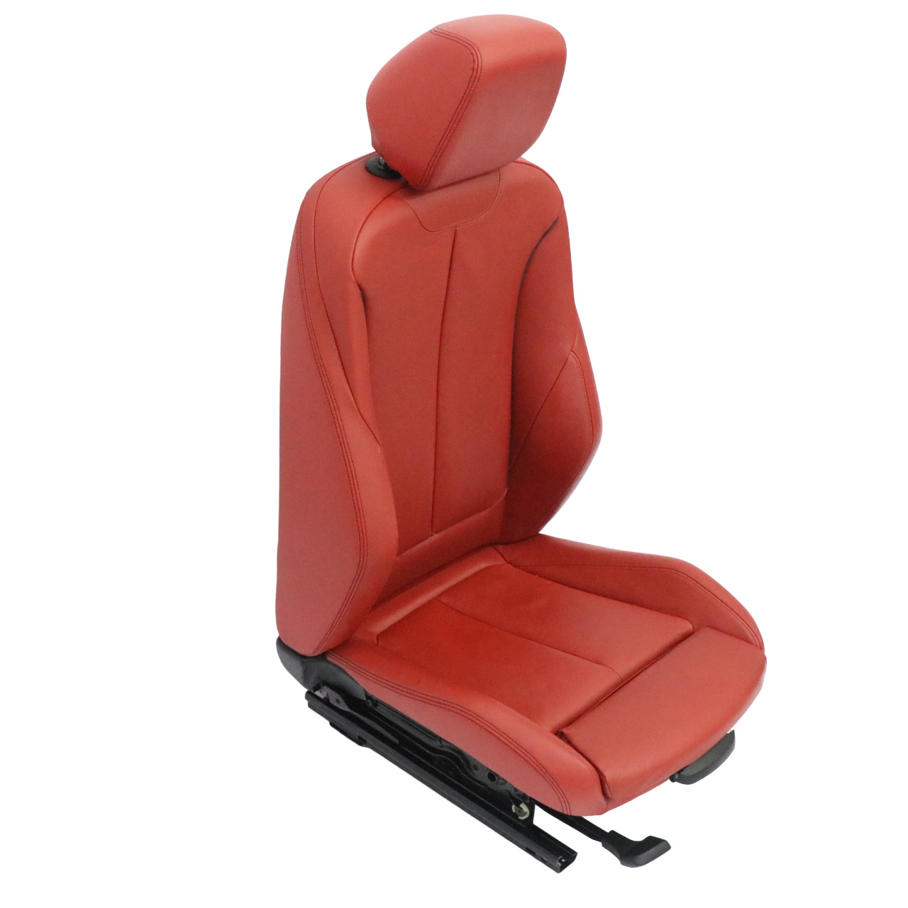 BMW F20 Vorder Sitz M Sport Links Interieur Leder Korall Rot Rot Akzent Schwarz