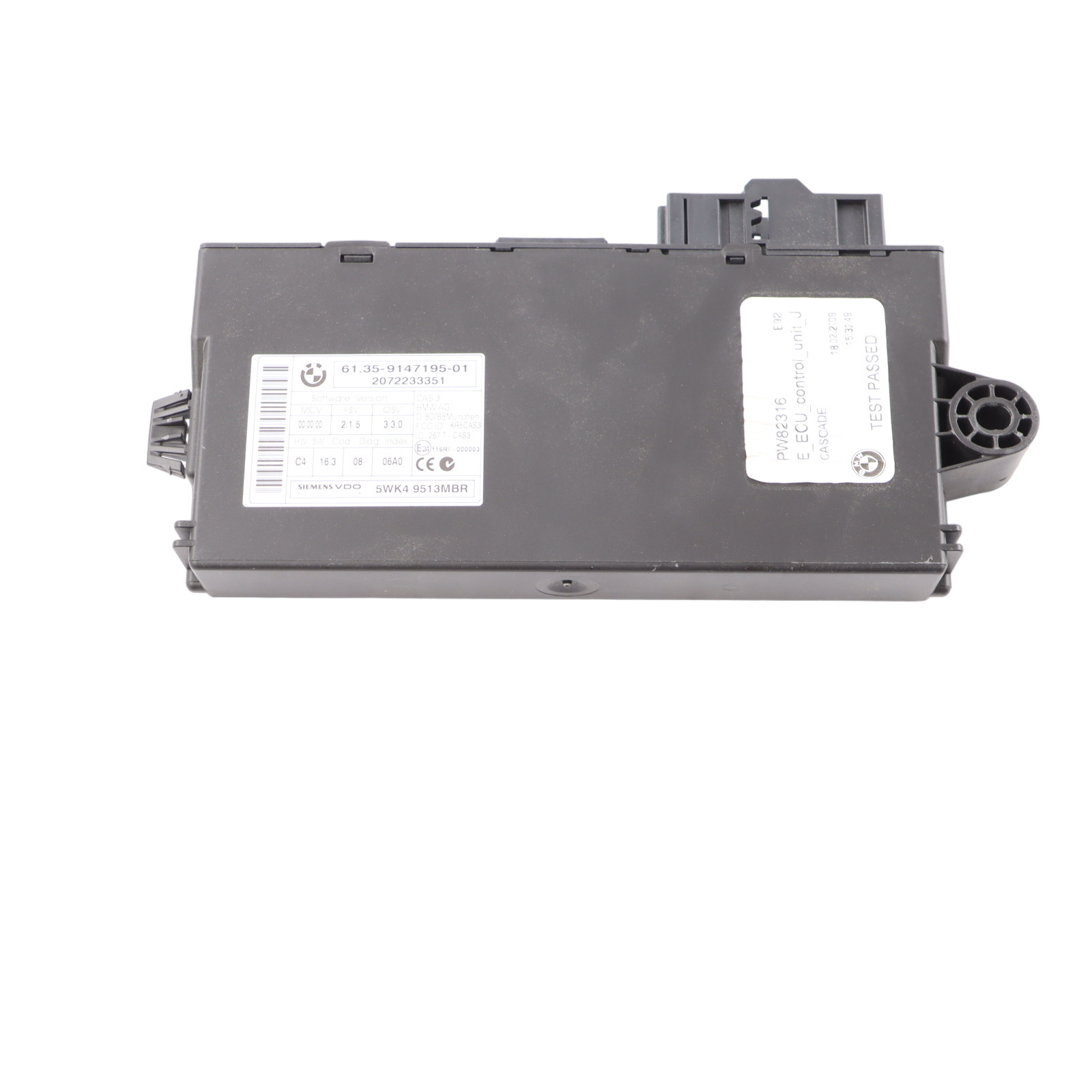 BMW E90 E92 335i N54 ECU Kit Steuergerät DME 7568842 CAS3 Schlüssel Automatik