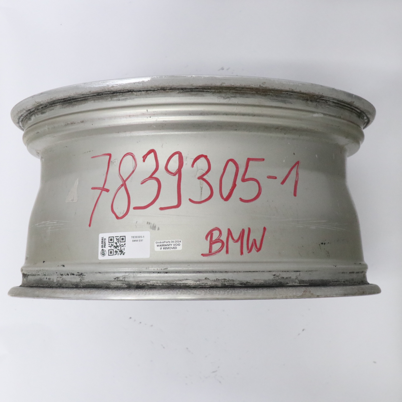 BMW E81 E87 Alu Felge Alufelge Hinten 18" 8,5J  M Doppelspeiche 208 7839305