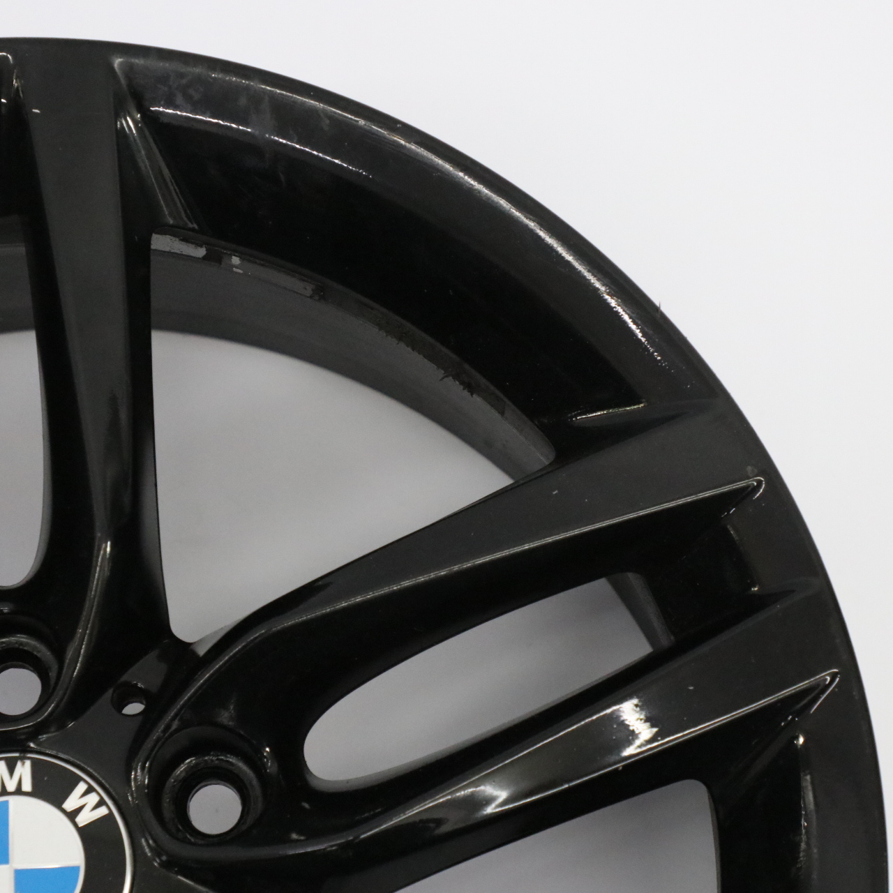 BMW F20 F21 Schwarz Leichtmetallfelge 18" 7,5J ET:45 M Doppelspeiche 461 7846784