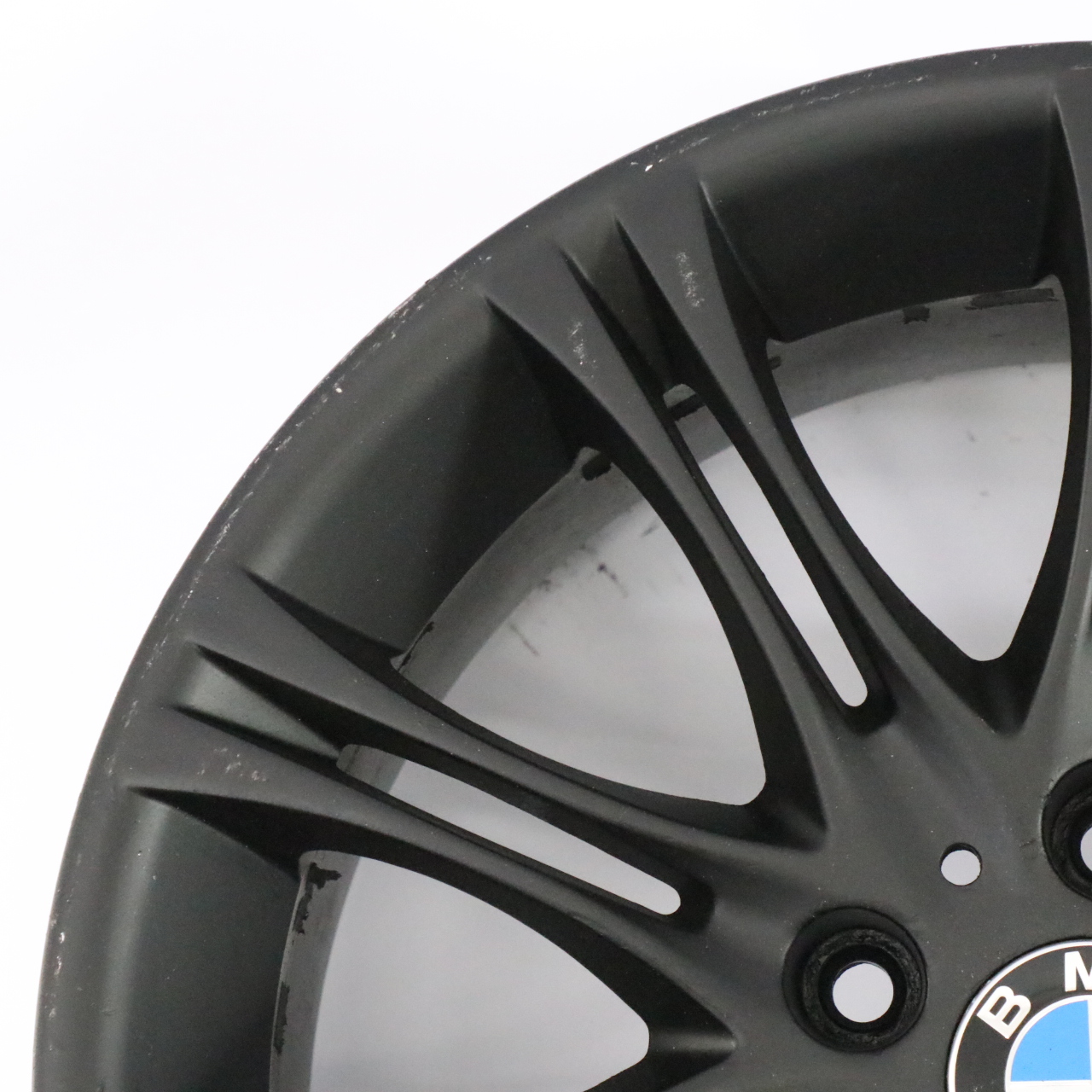 BMW E46 Z4 E85 Black Front Alloy Wheel Rim 18" 8J ET:47 M Double Spoke 135 VIA