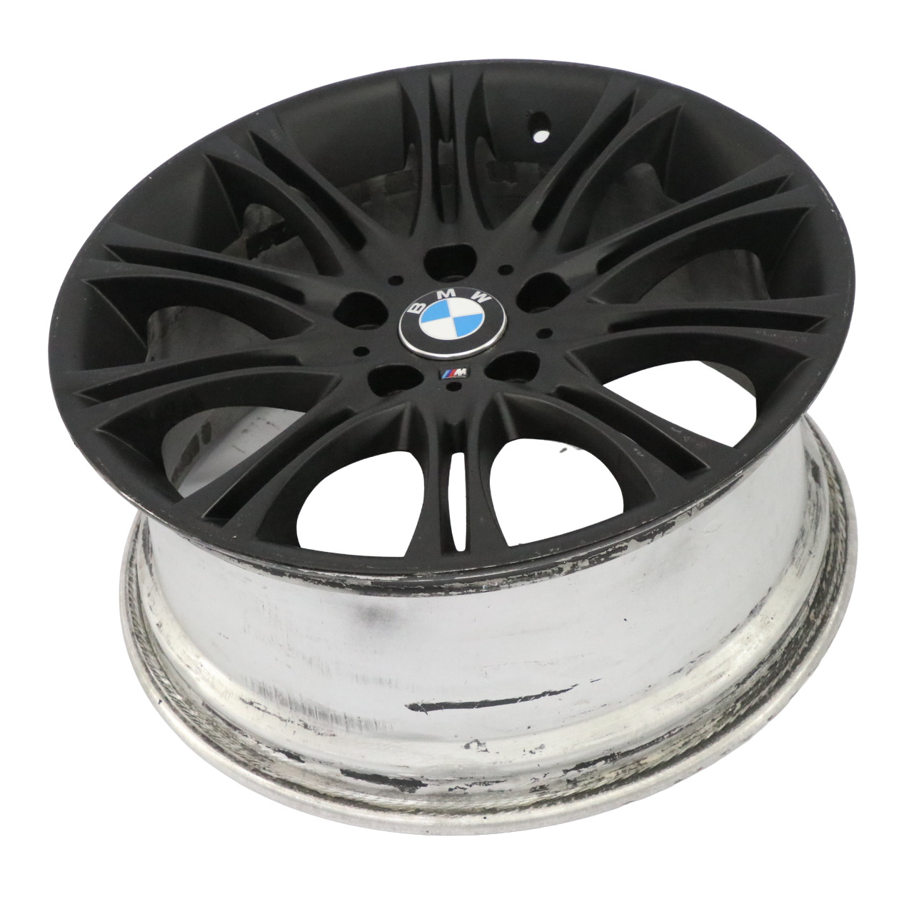 BMW E46 Z4 E85 Black Front Alloy Wheel Rim 18" 8J ET:47 M Double Spoke 135 VIA