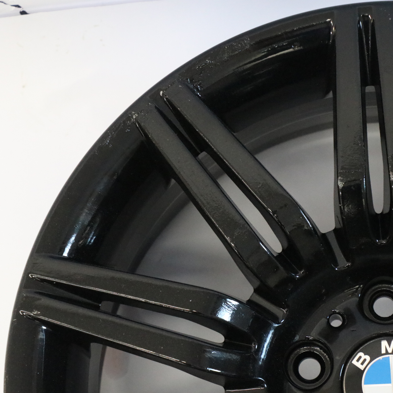 BMW E60 E61 Vorne Schwarz Leichtmetallfelge 19" 8,5J ET:18 M Doppelspeiche 172