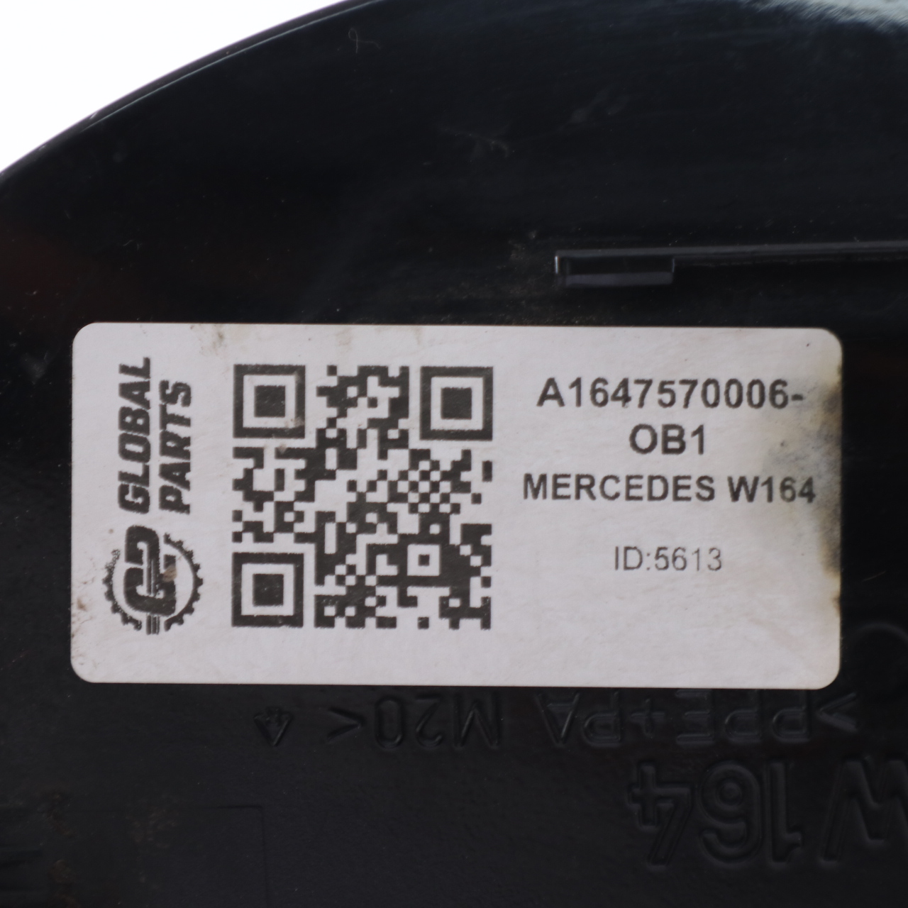 Mercedes W164 Kraftstofftankklappe Abdeckung Obsidian Schwarz 197 A1647570006