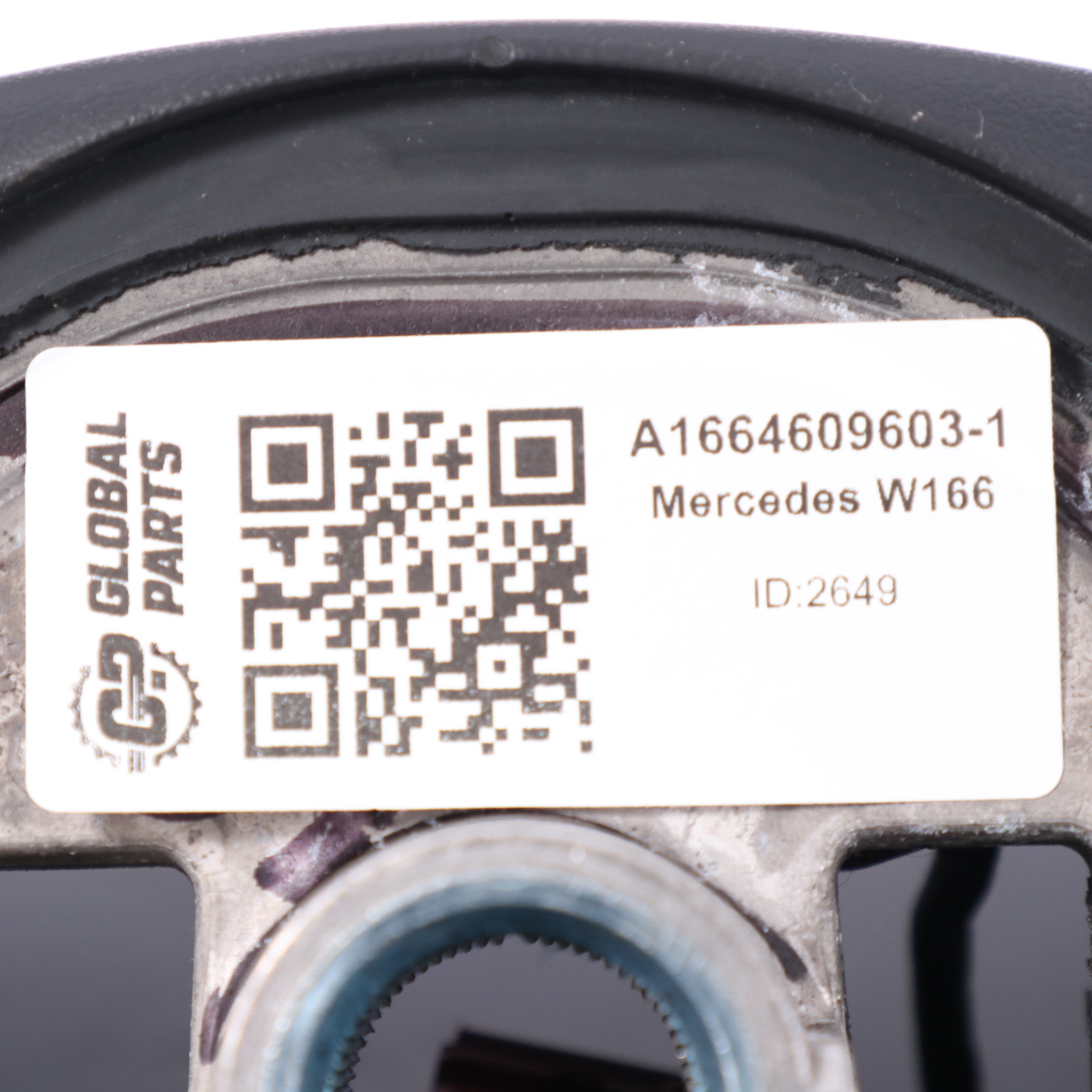 Mercedes W166 Kierownica NOWA Czarna Skóra Multifunkcja Łopatki A1664609603