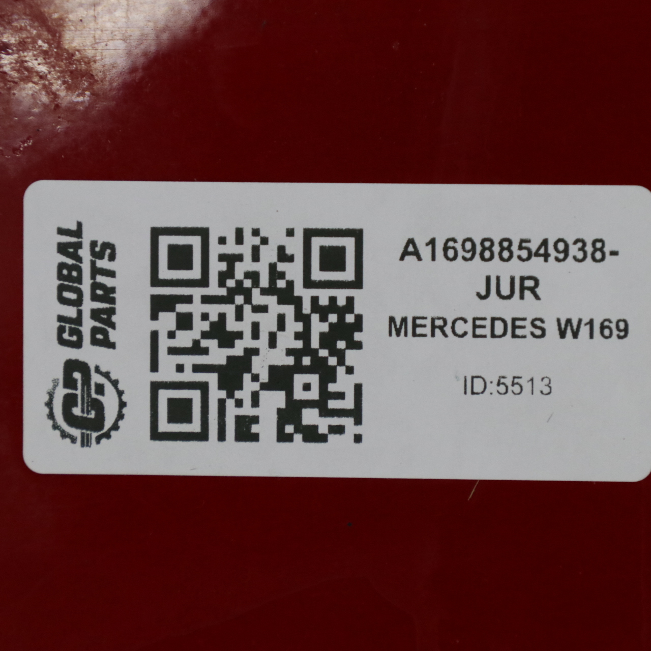 Mercedes W169 Zderzak Przedni Jupiter Red Czerwony - 589