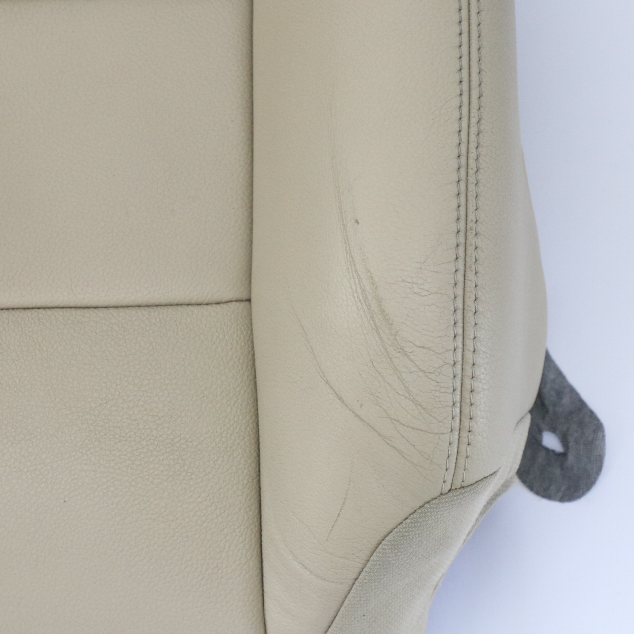 Sitzlehne Vorne Mercedes W169 W245 Links Leder Nappa Semi-Anilin Beige