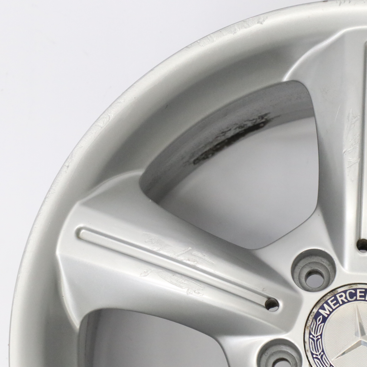 Mercedes SLK R171 Silber Leichtmetallfelge 17" 7,5J ET:36 5-Speichen A1714011202