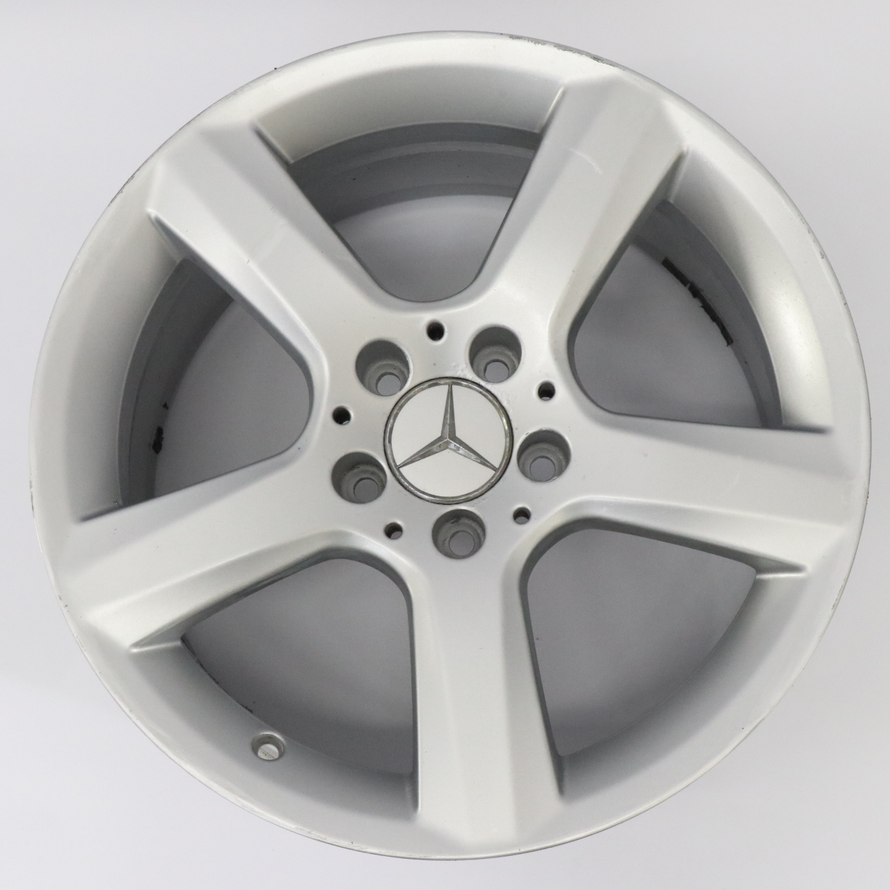 Mercedes R172 Silver Alloy Wheel Rim 17" 7,5J ET:42 5 Spoke A1724013602