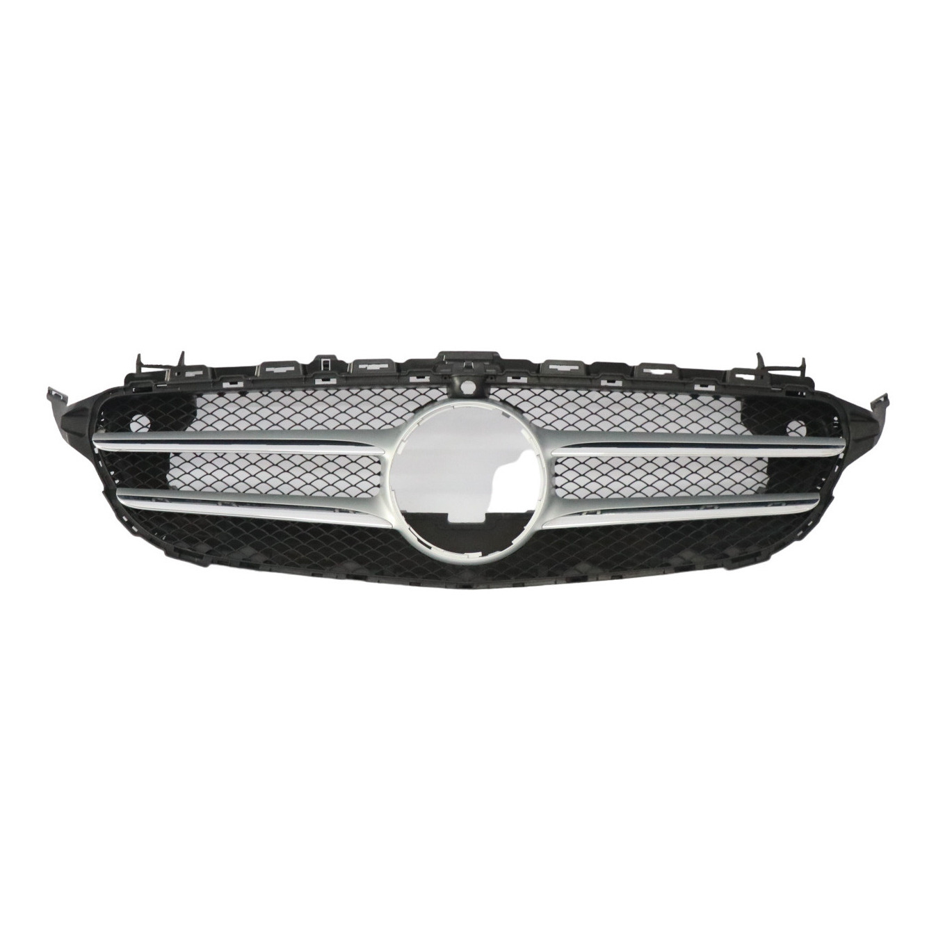 Mercedes W205 Stoßstange Kühler grill Zier Leiste Vorne Mitte Chrom A2058880023