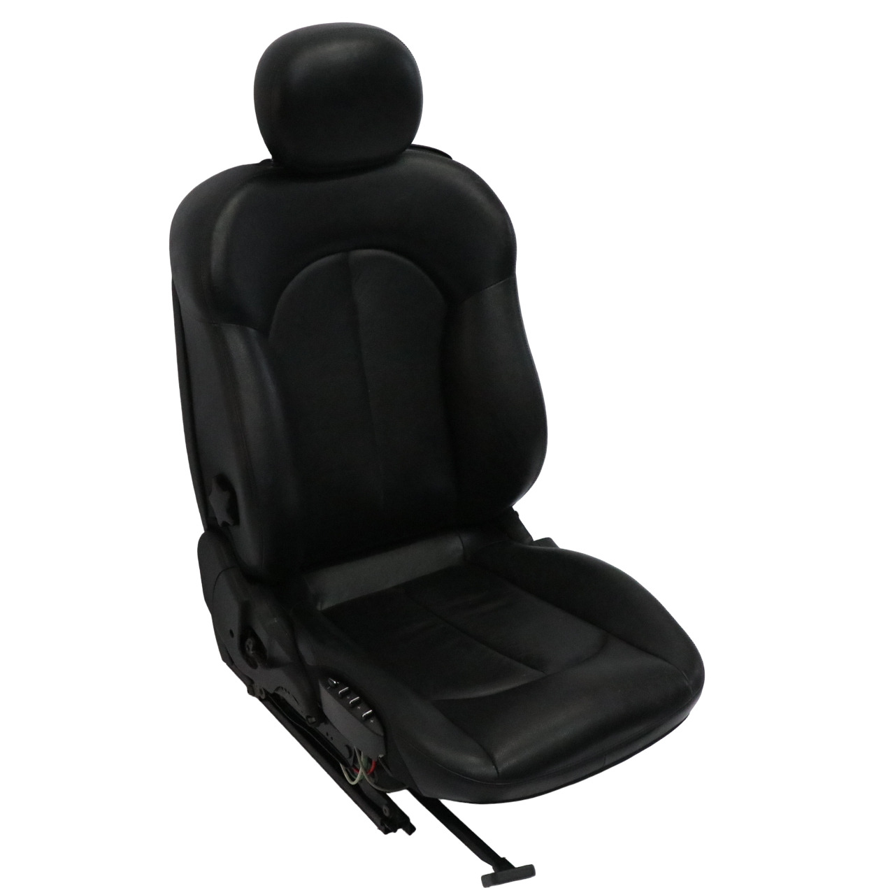 Mercedes A209 Vorne Links Sitz Multi Contour Schwarz Leder Nappa Amaretta