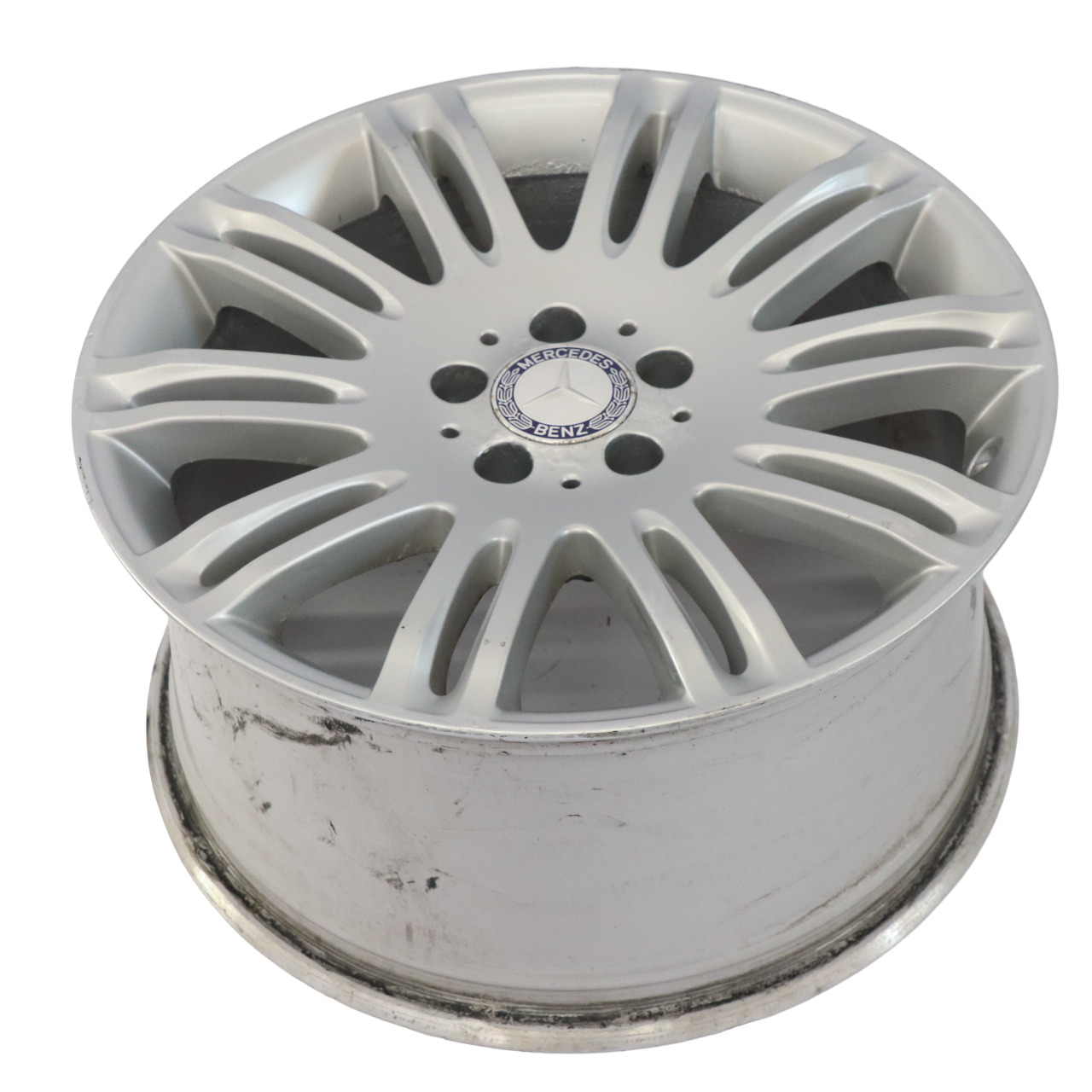 Mercedes W211 Leichtmetallfelge 18" 9J ET:39 10 Doppelspeiche A2114015402