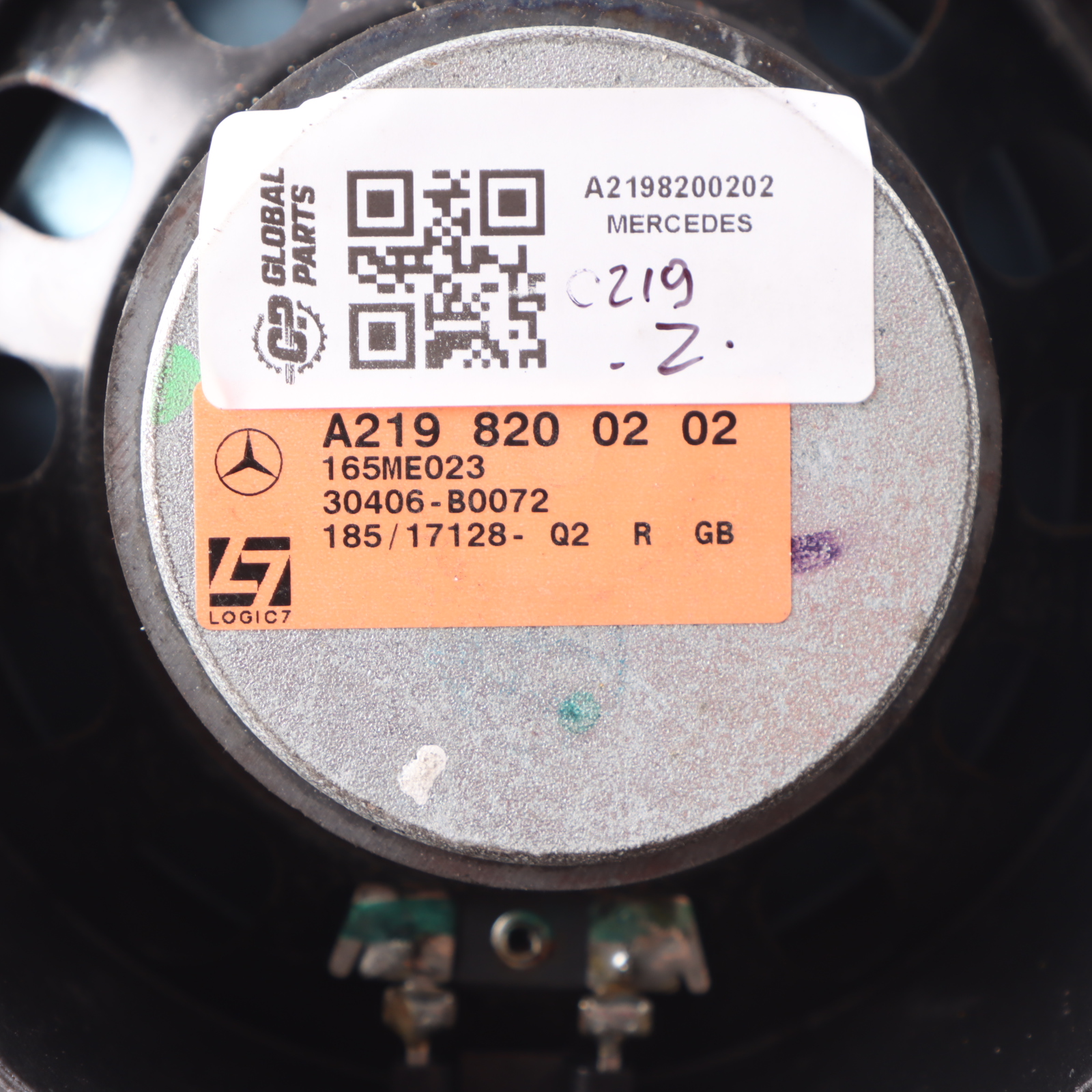 Türkarte Lautsprecher Mercedes C219 Audio Lautsprecher vorne rechts A2198200202
