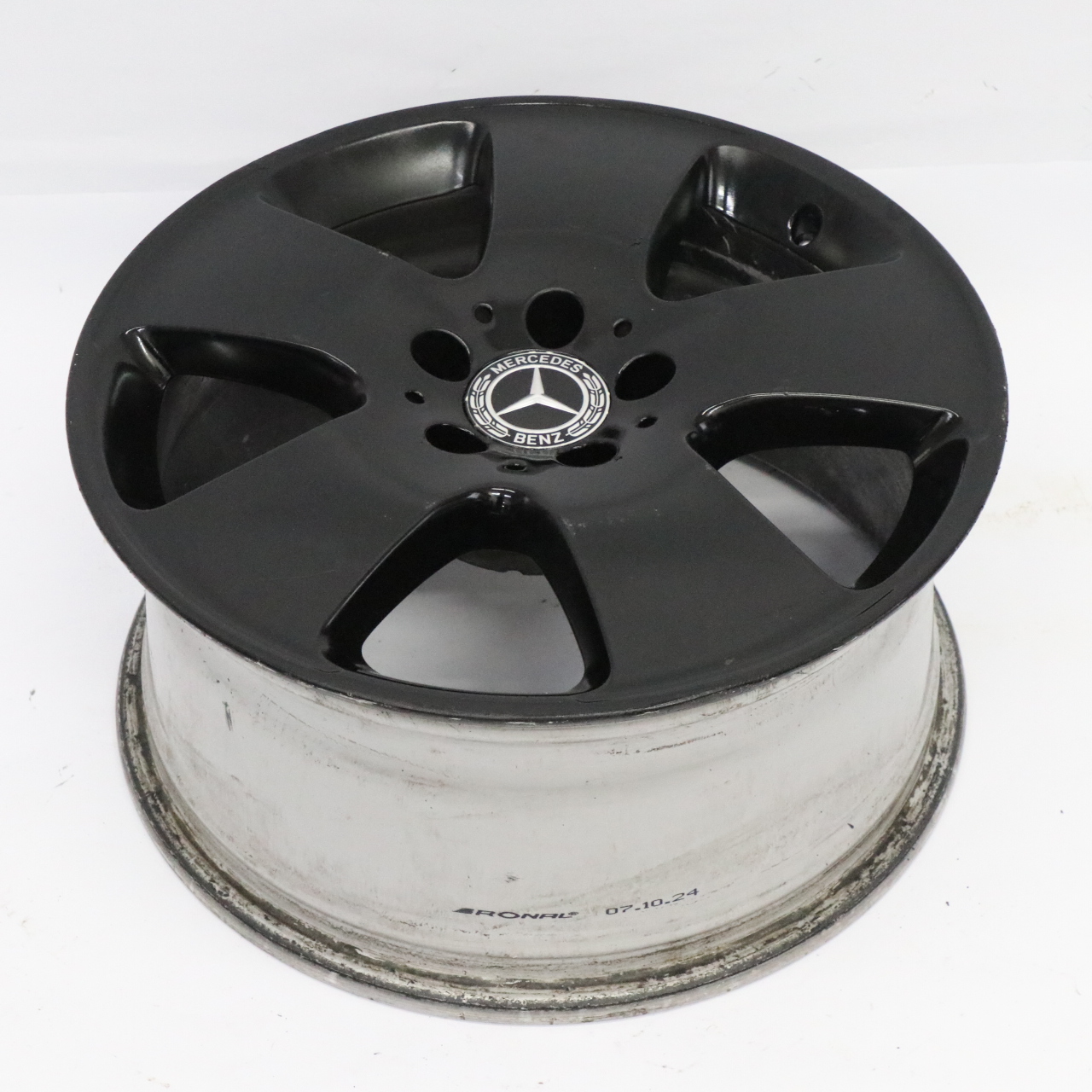 Mercedes W221 Black Alloy Wheel Rim 17" 8J ET:43 A2214010302