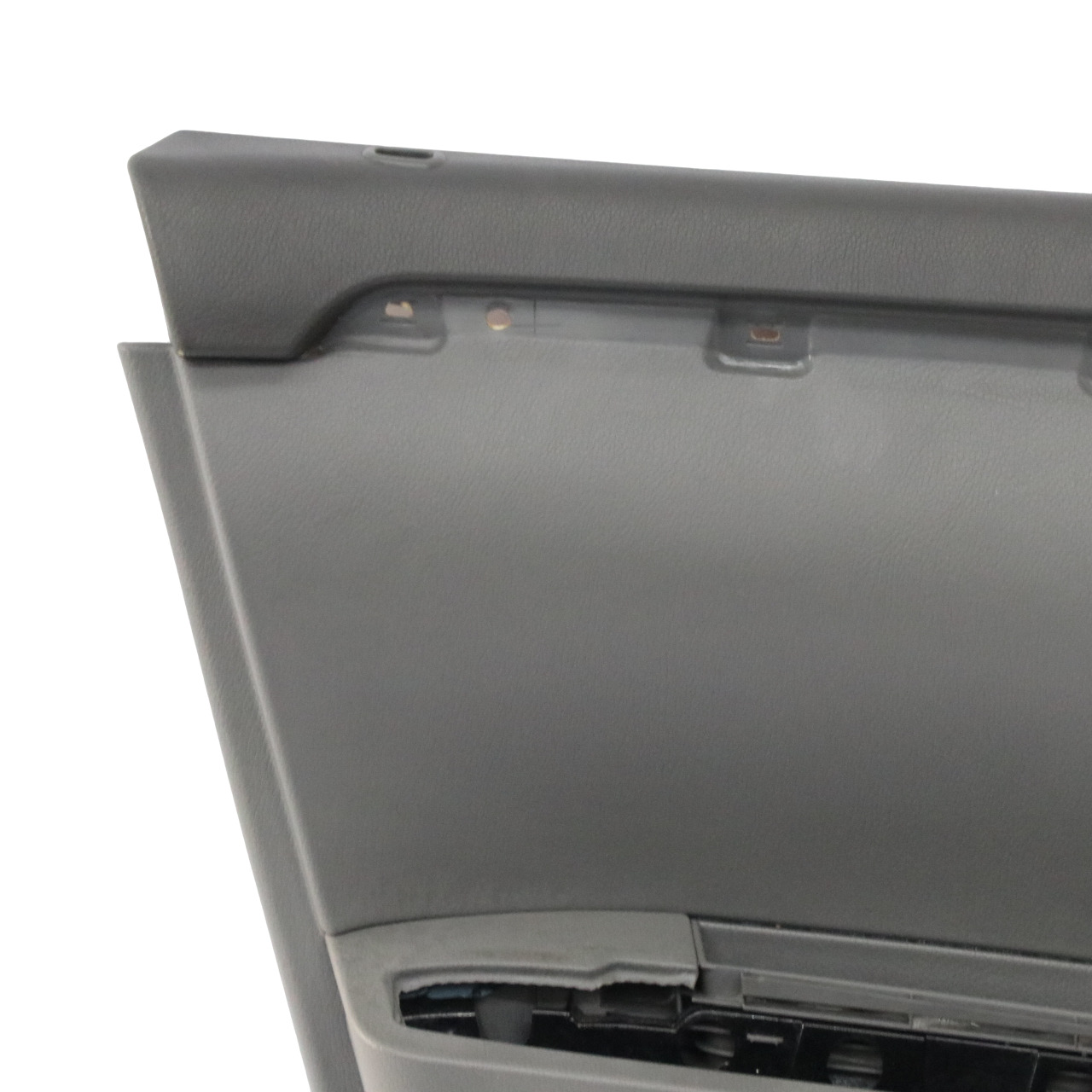 Mercedes W221 Türkarte Abdeckung Vorne Links Trim Panel Basalt Grau Leder