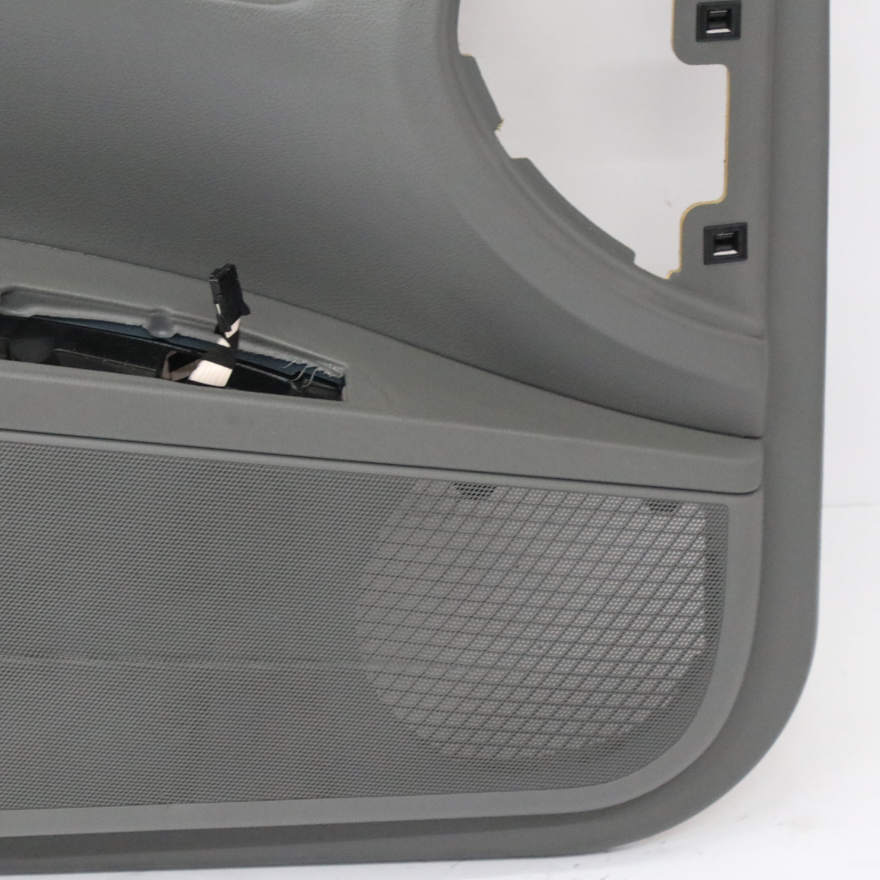 Mercedes W221 Türkarte Abdeckung Vorne Links Trim Panel Basalt Grau Leder