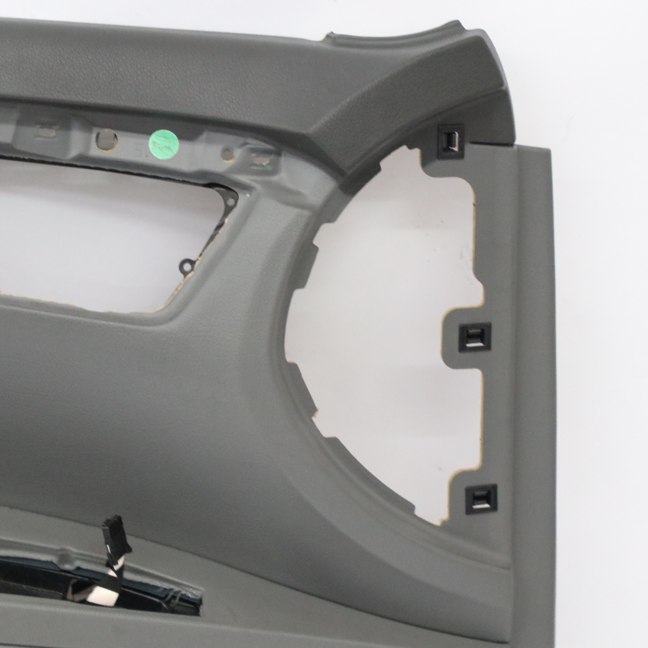 Mercedes W221 Türkarte Abdeckung Vorne Links Trim Panel Basalt Grau Leder