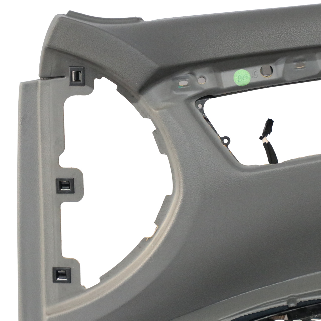 Mercedes W221 Türkarte Abdeckung Vorne Rechts Trim Panel Basalt Grau Leder