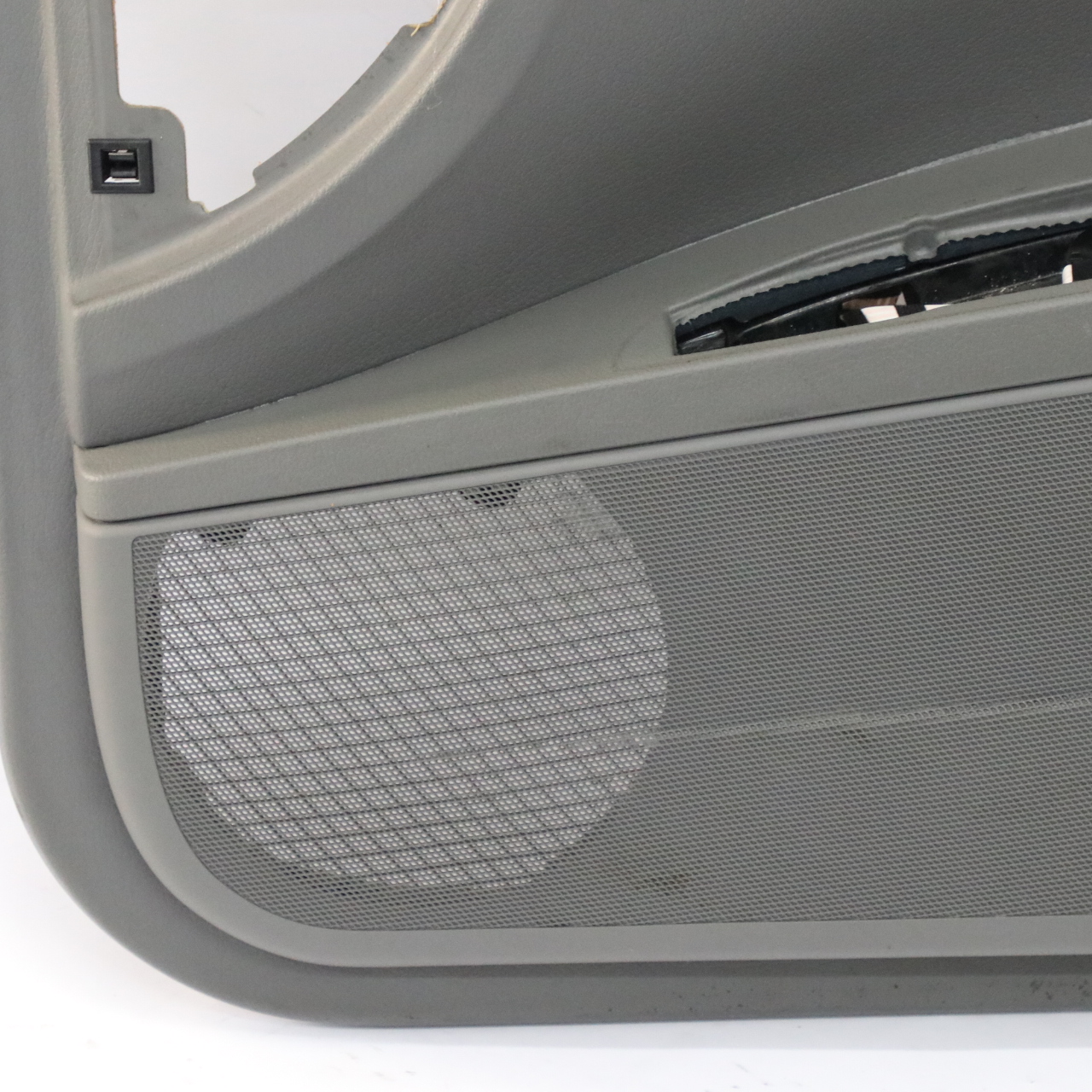 Mercedes W221 Türkarte Abdeckung Vorne Rechts Trim Panel Basalt Grau Leder