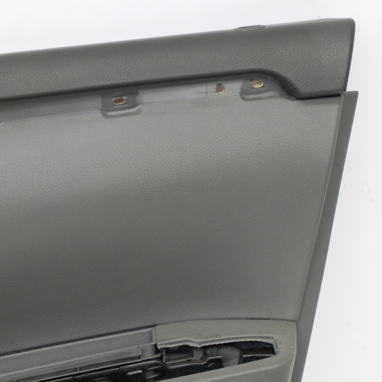 Mercedes W221 Türkarte Abdeckung Vorne Rechts Trim Panel Basalt Grau Leder