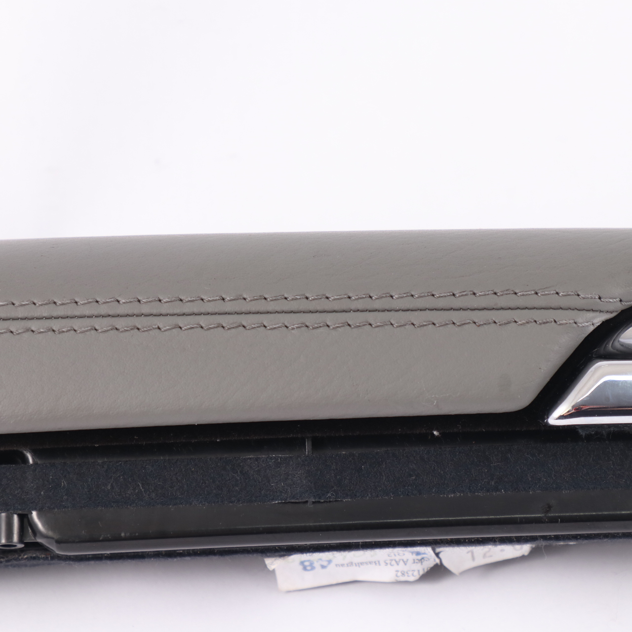 Mercedes W221 Door Card Front Left N/S Armrest Trim Panel Cover Black Leather