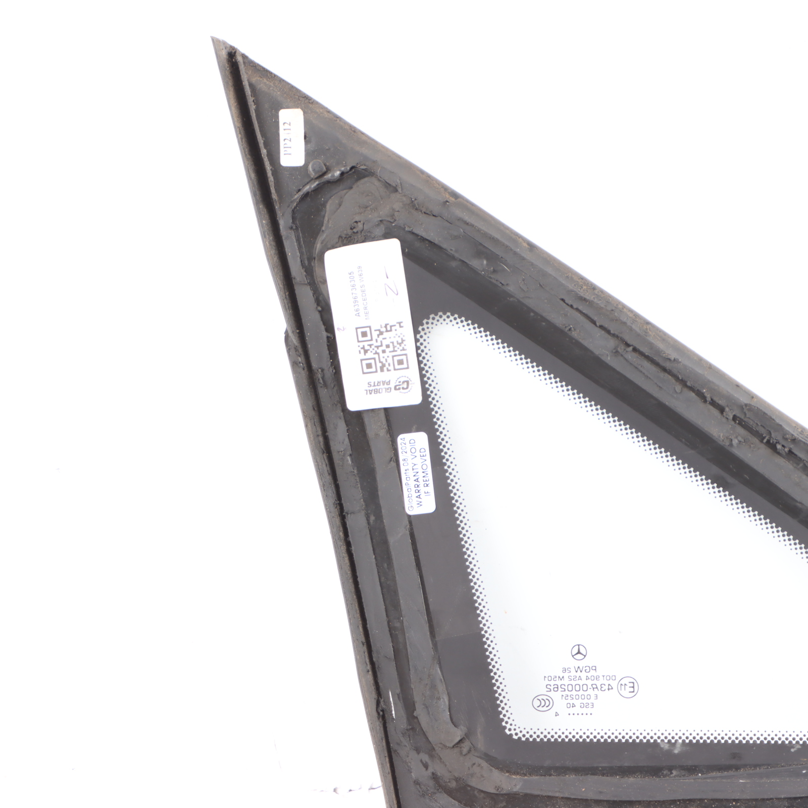 Side Window Mercedes Vito W639 Front Left N/S Fixed Triangle Glass AS2