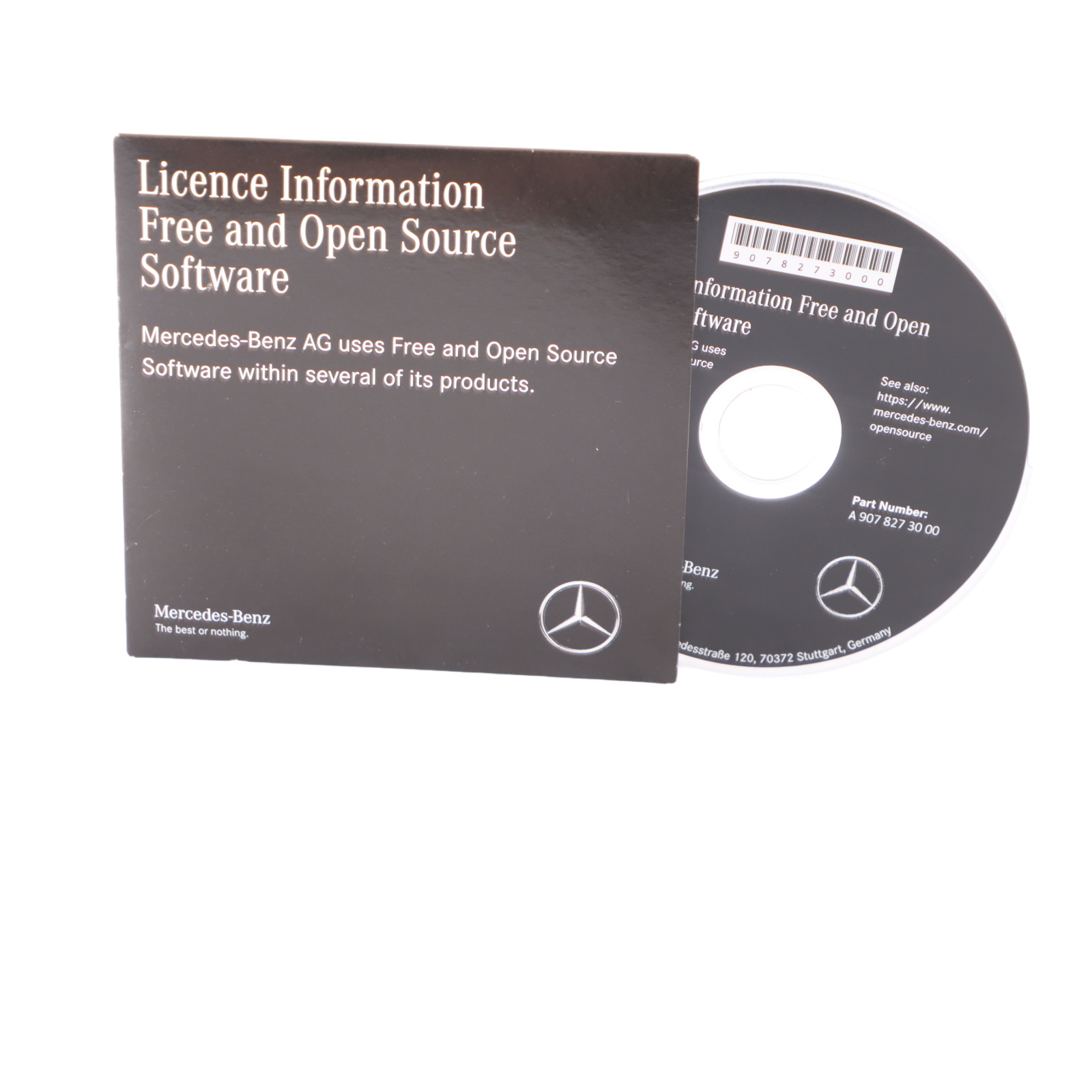 Mercedes Sprinter W907 Open Source Software CD Lizenzinformationen A9078273000