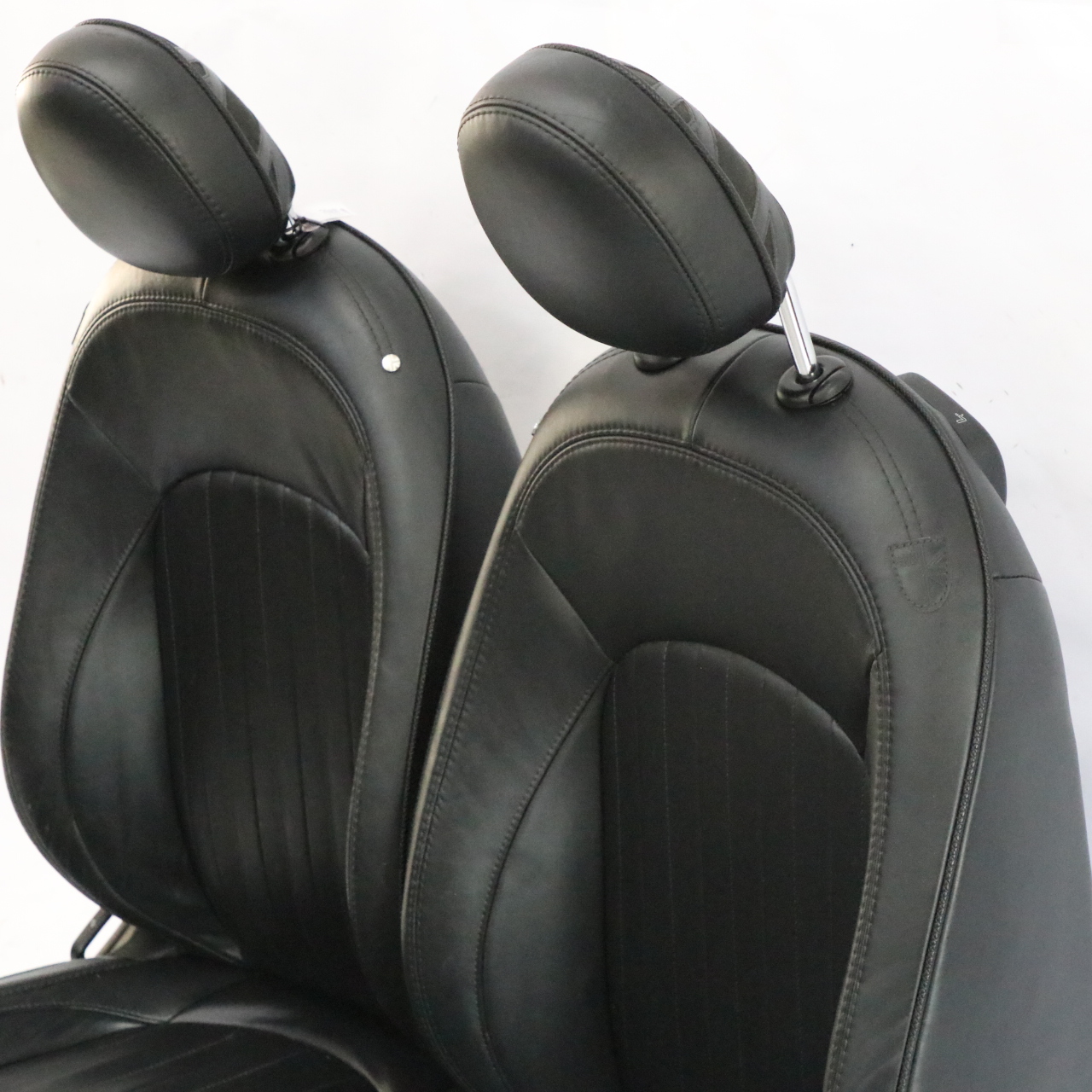 Mini F56 Sport Sitze Sitz Set Vorne Hinten Ihr Leder Lounge Carbon Schwarz