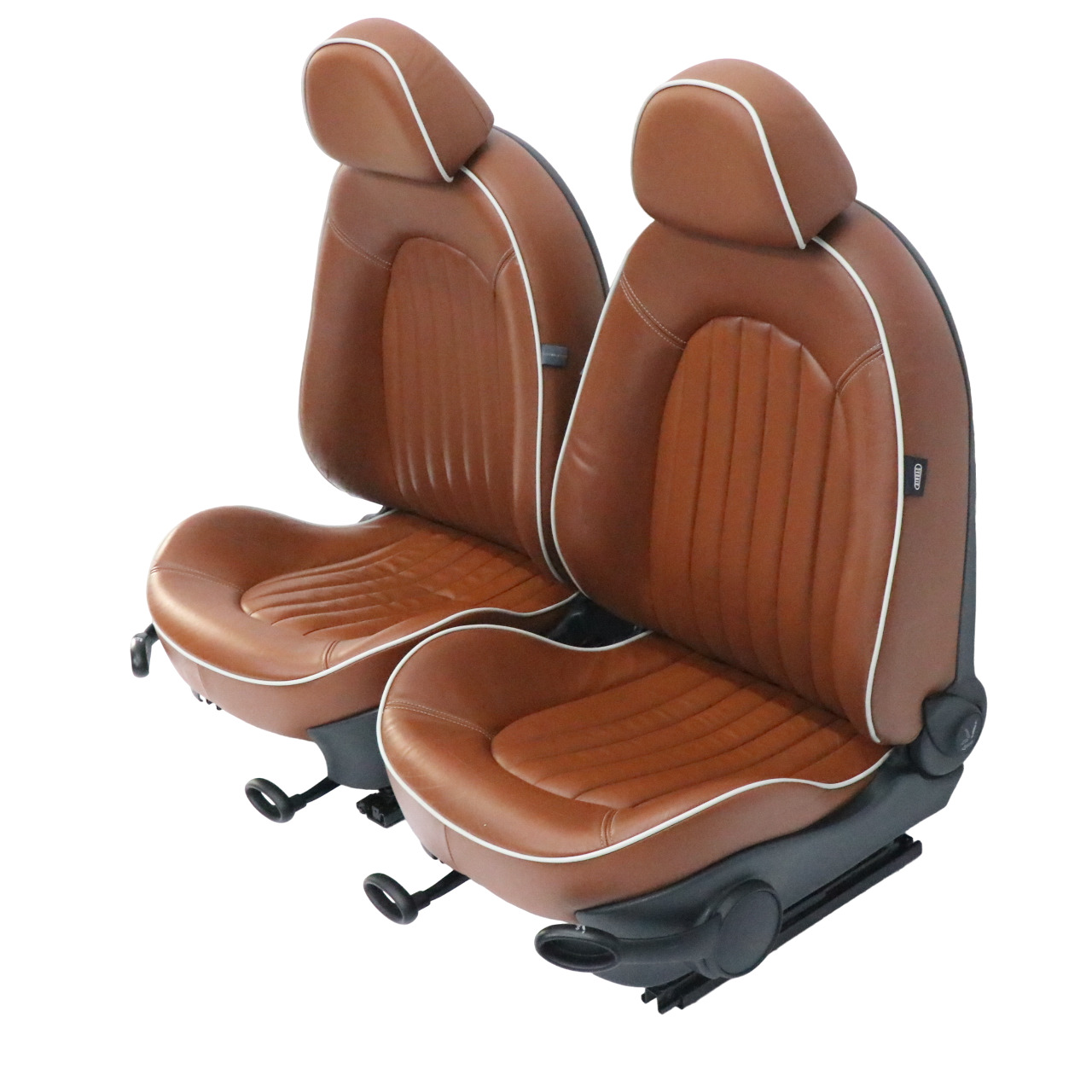 Mini Cooper R52 Heizung Sport Malt Brown Leder Sitze Vorne Hinten Sitz Sidewalk