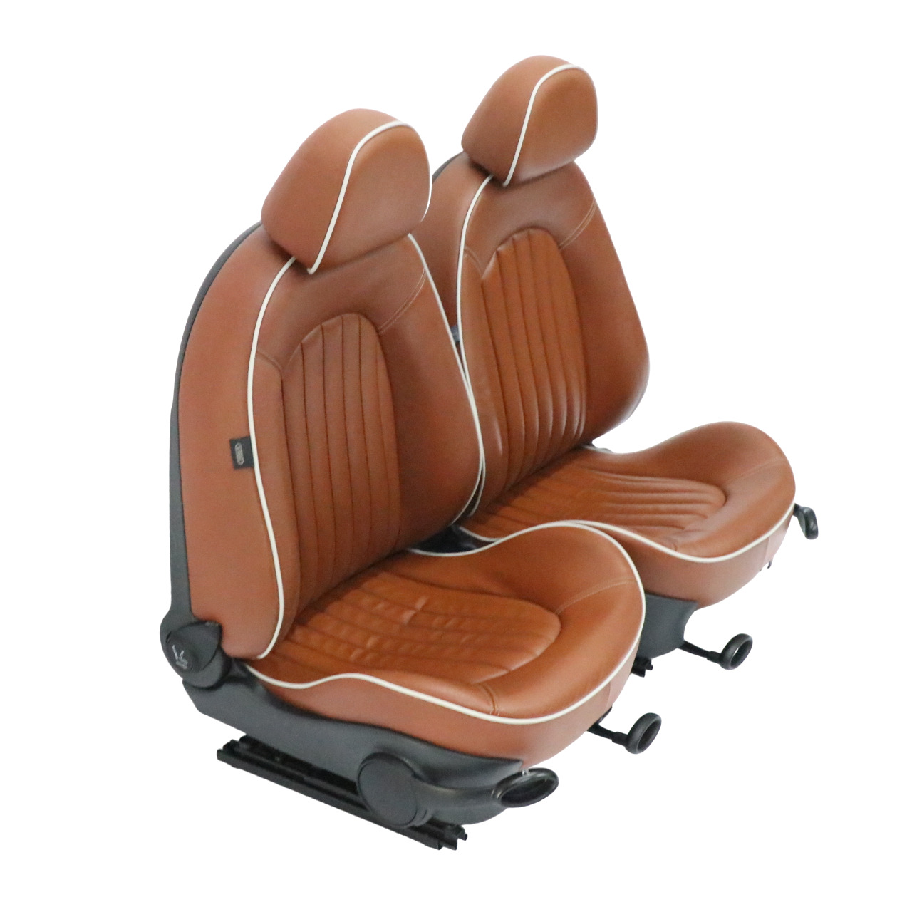 Mini Cooper R52 Heizung Sport Malt Brown Leder Sitze Vorne Hinten Sitz Sidewalk