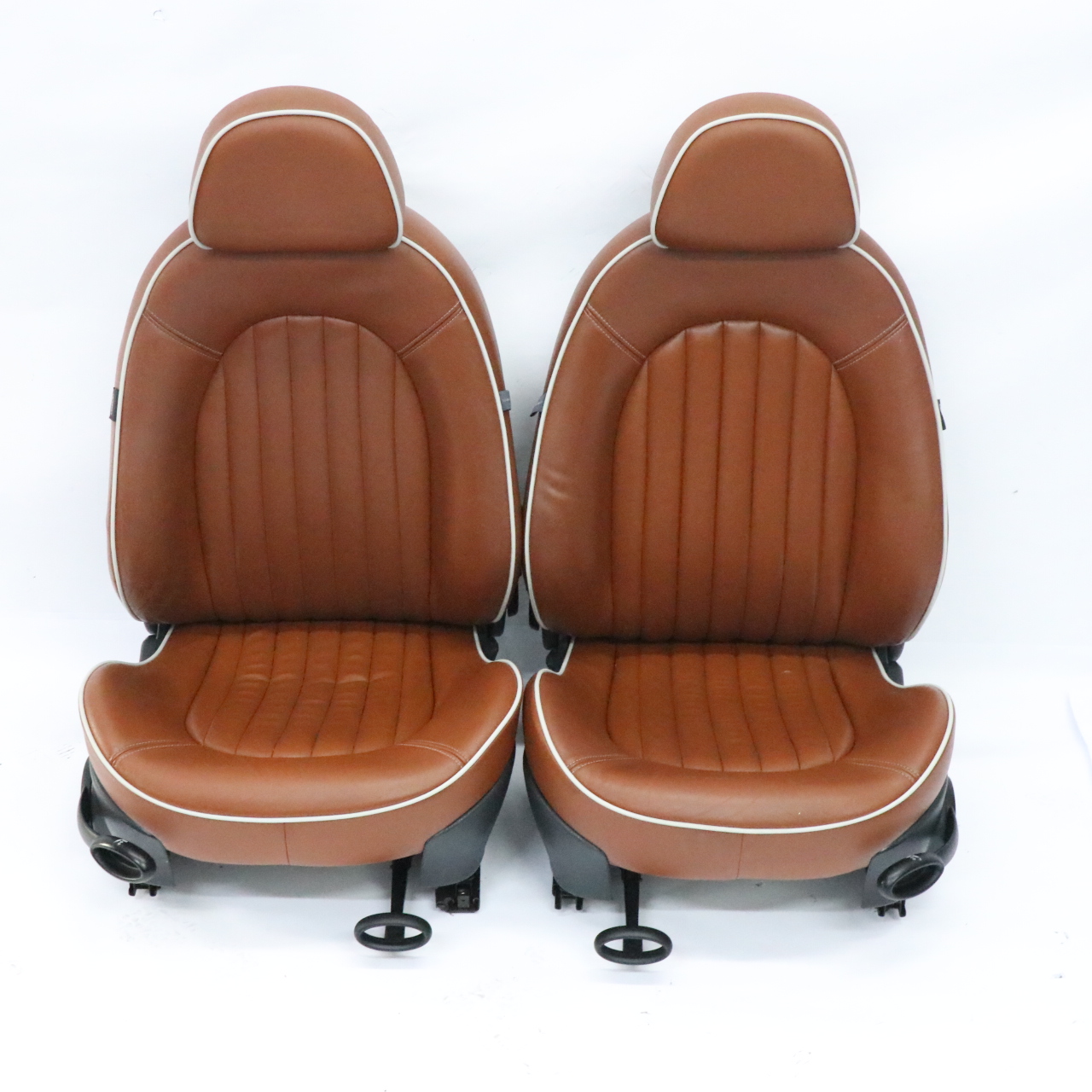 Mini Cooper R52 Heizung Sport Malt Brown Leder Sitze Vorne Hinten Sitz Sidewalk