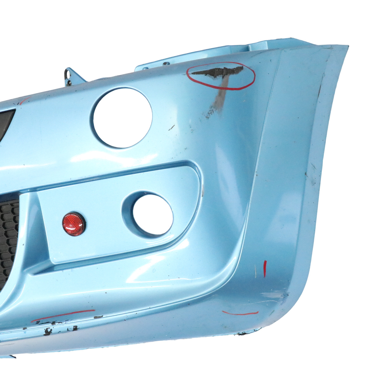 Mini Cooper R50 R52 R53 JCW Aero Front Bumper Electric Blue Metallic - 870