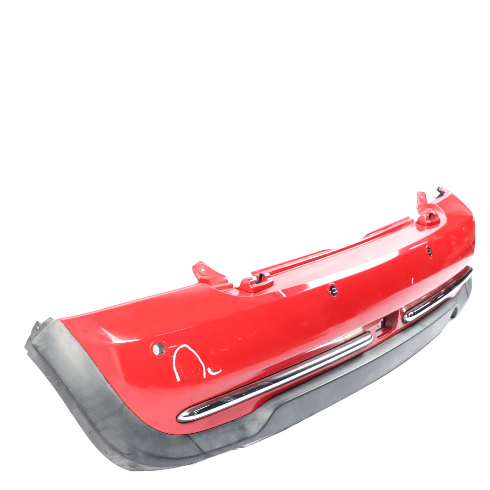 Mini R52 Cabrio Complete Rear Bumper PDC Trim Panel Chili Red - 851