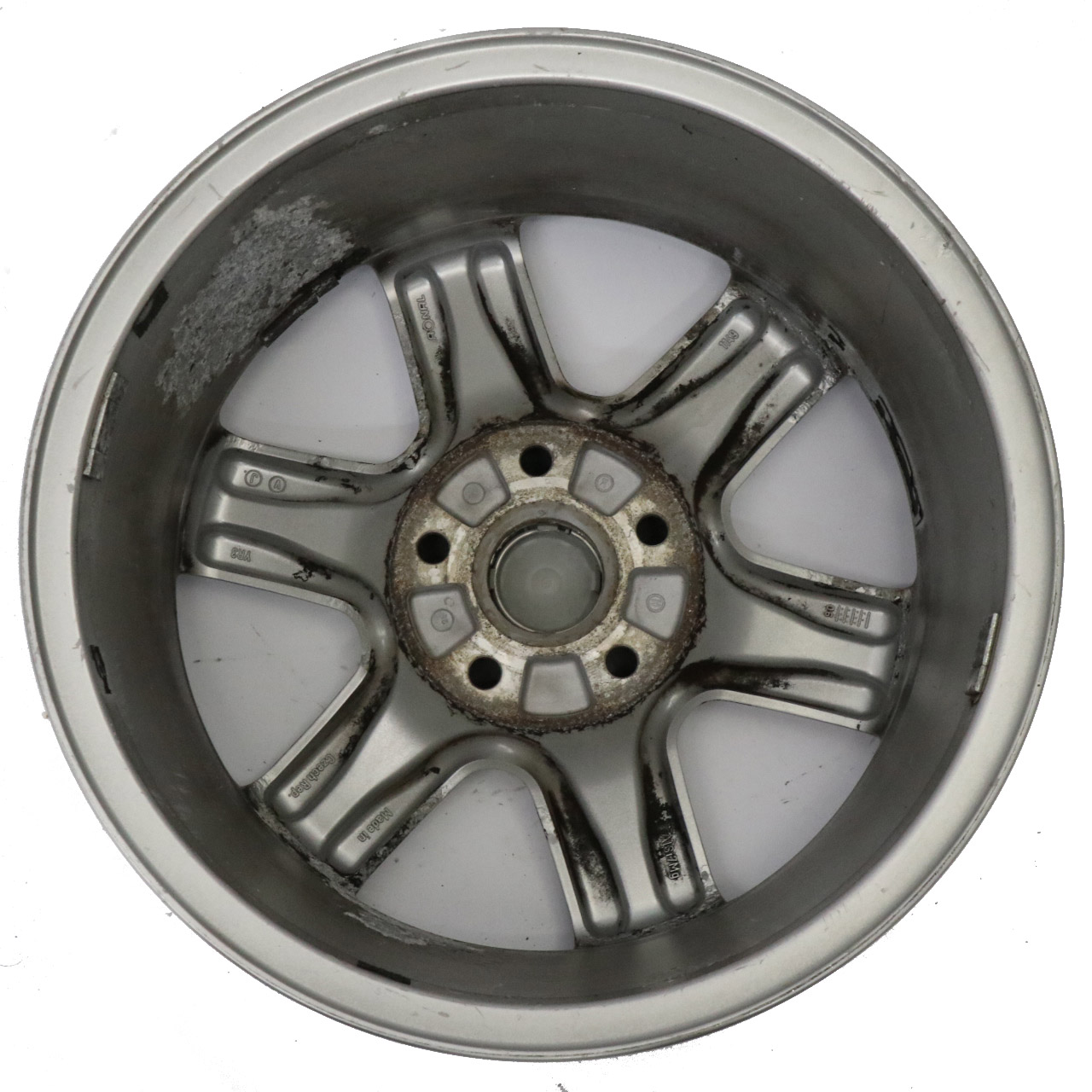 Skoda Octavia II Silver Alloy Wheel Rim 6,5J 16" ET:50 1Z0601025B