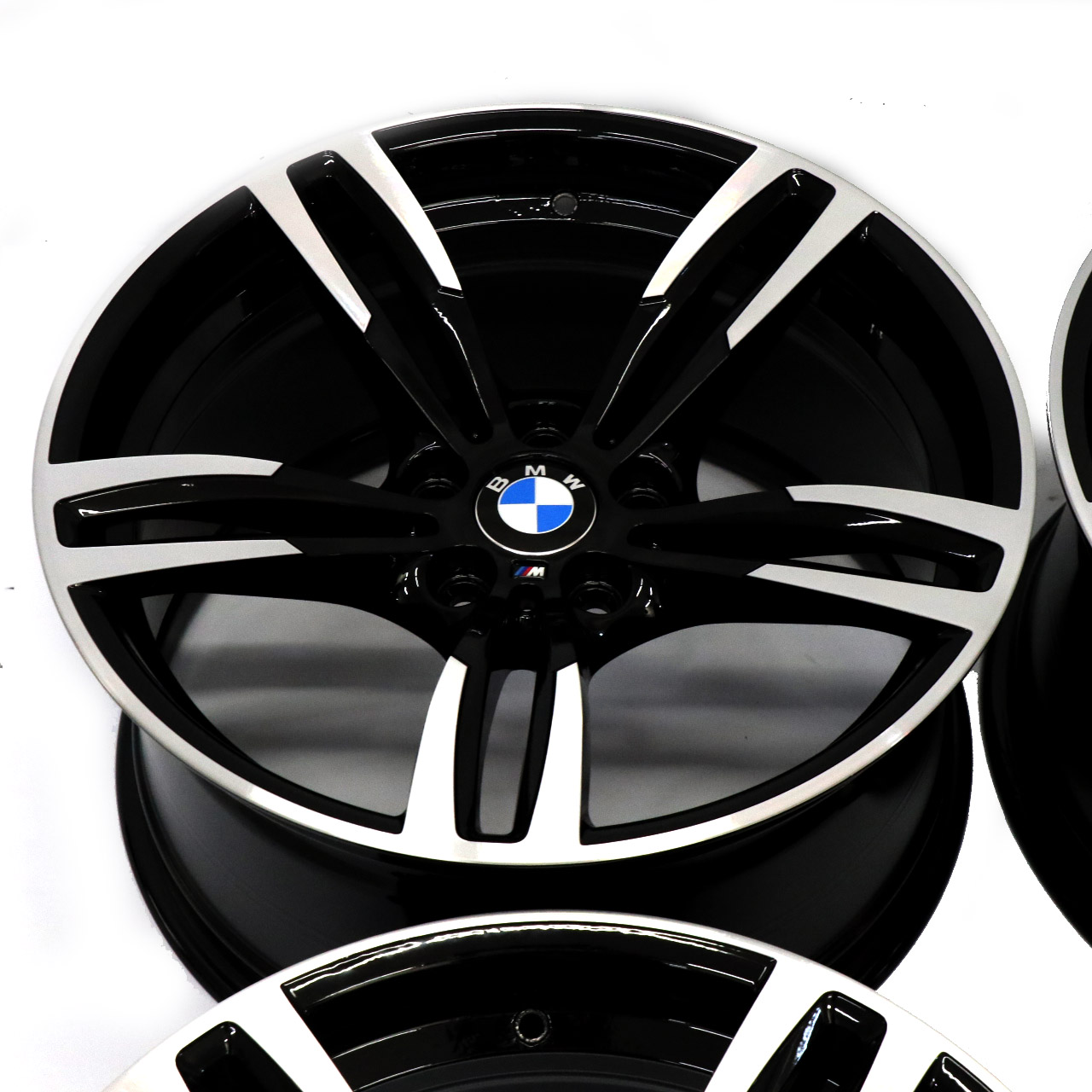 BMW F80 M3 F82 M4 Wheel Alloy Rims Set 19" M Double Spoke 437 2284755 2284756