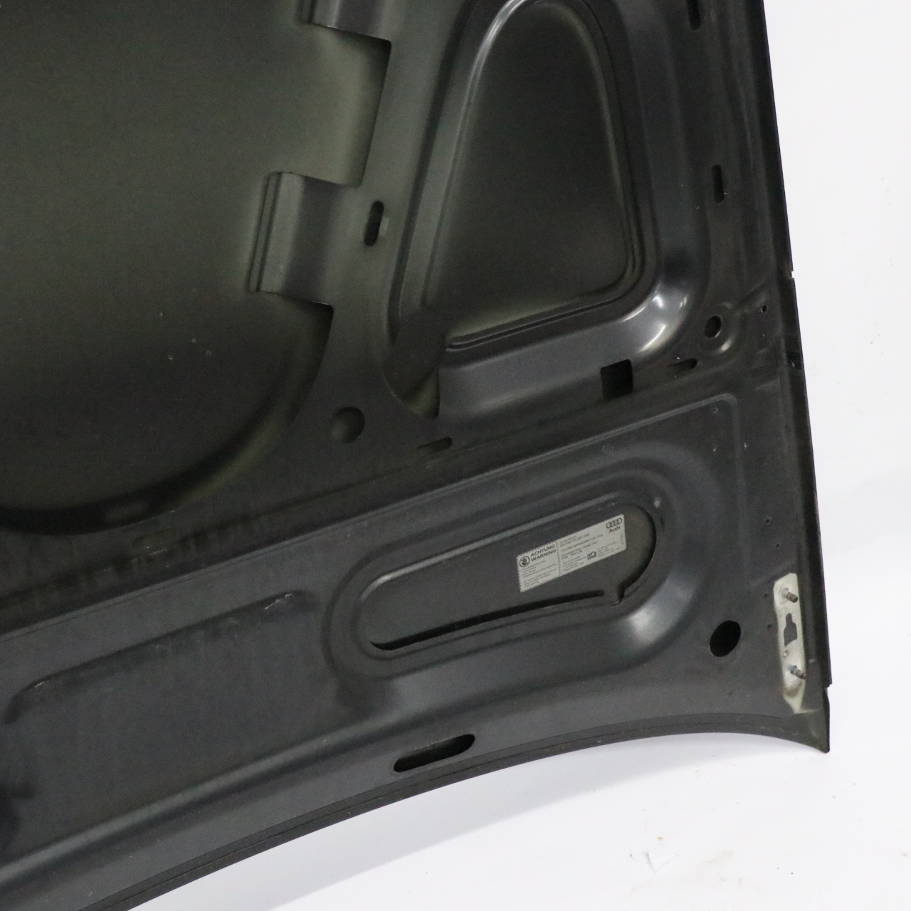 Audi A3 8P Hood Bonnet Trim Panel Covering Oyster Grey Metallic - Z7Q