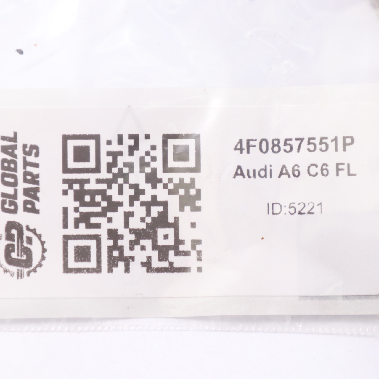 Audi A6 C6 FL Sonnen Blende Links Spiegel Panel Beige 4F0857551P