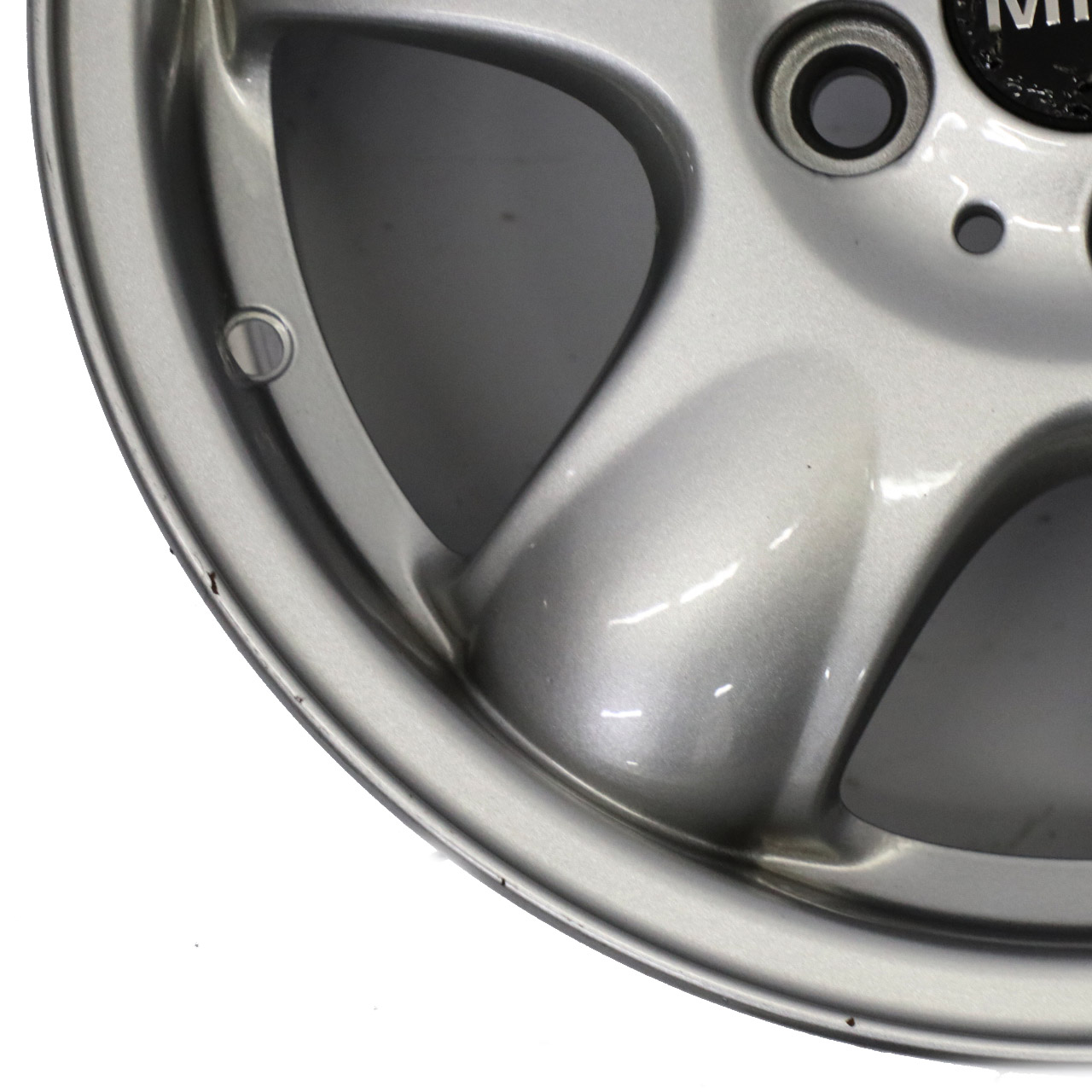 Mini Cooper One R50 R55 R56 Jantes Alu Alliage Argent 15" 5 etoile Spooler 100