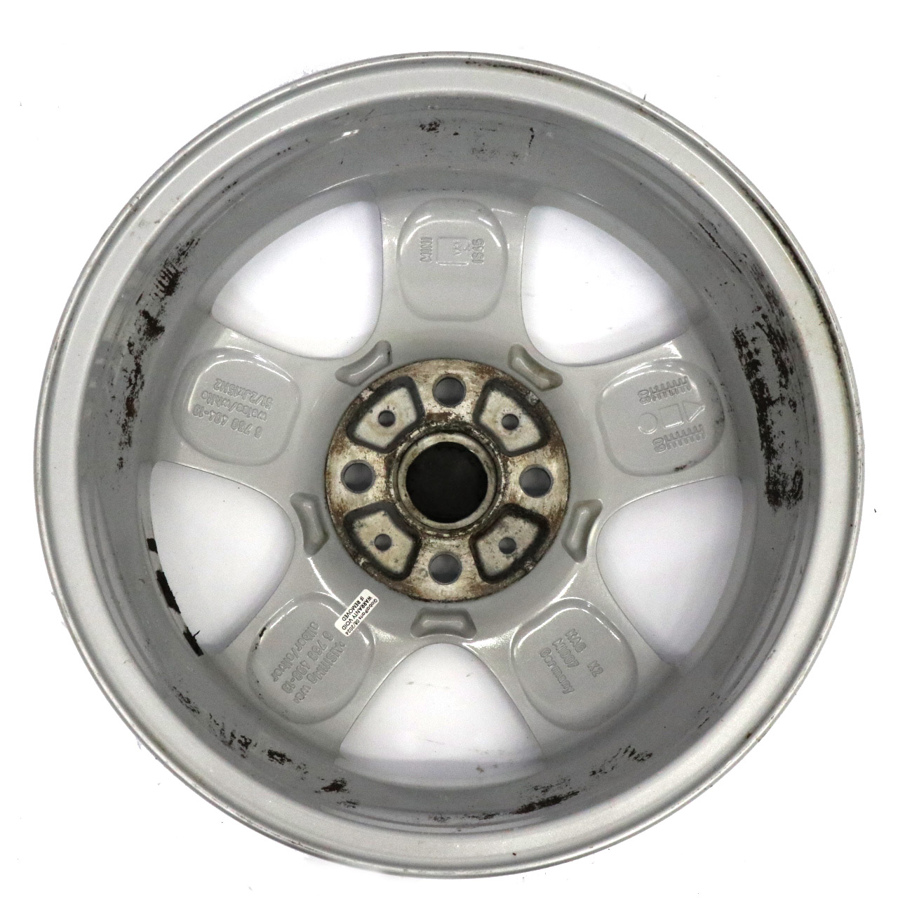 Mini R50 R56 Silberne Leicht metall felge 15" 5,5J ET:45 5-Start Spooler 100