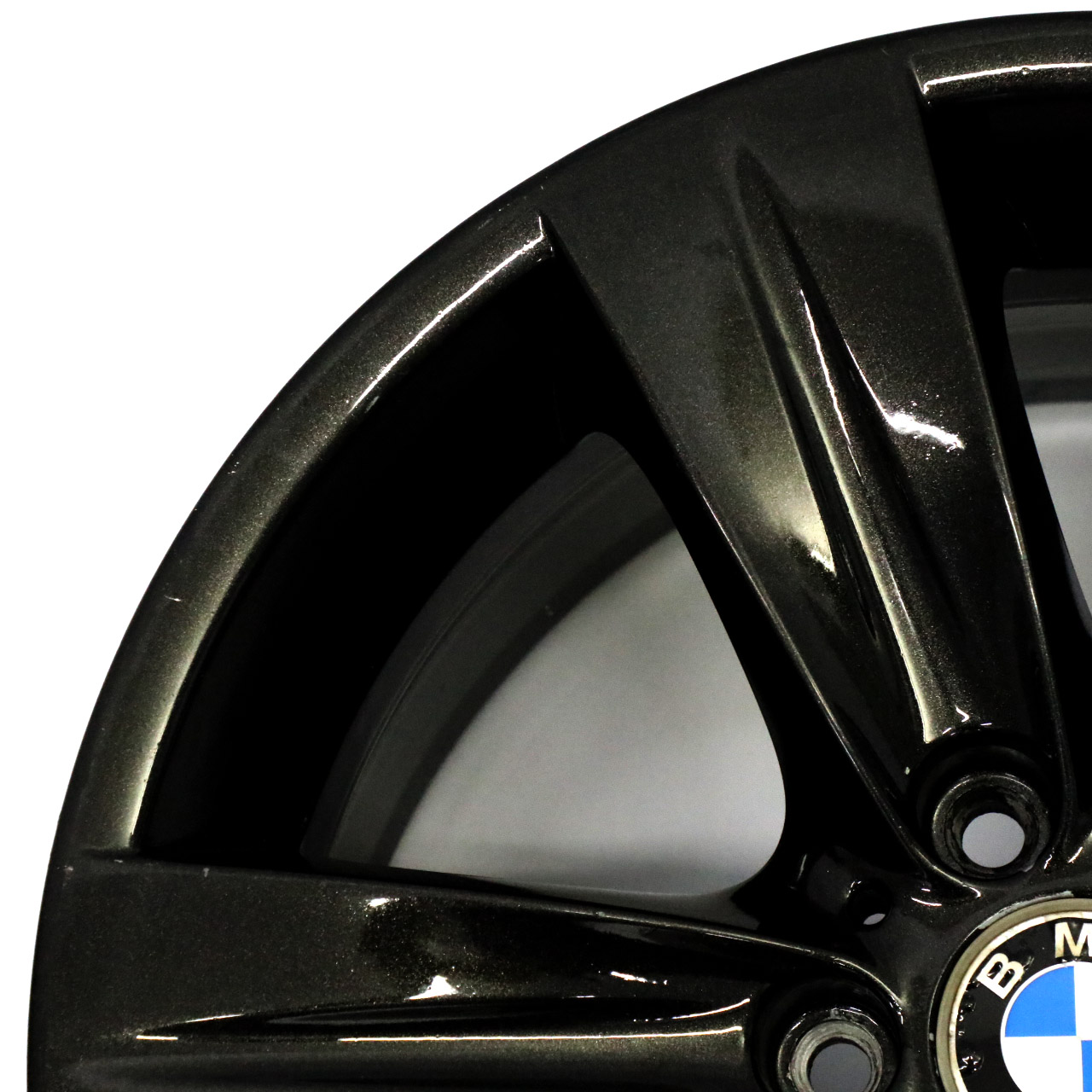 BMW E90 E92 Jante Alliage Arrière Noire 18" Rayons Étoile 189 8,5J ET:37 6768859