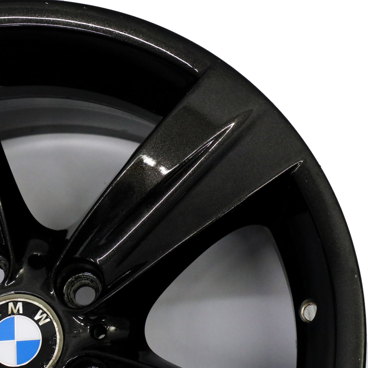 BMW E90 E92 Jante Alliage Arrière Noire 18" Rayons Étoile 189 8,5J ET:37 6768859